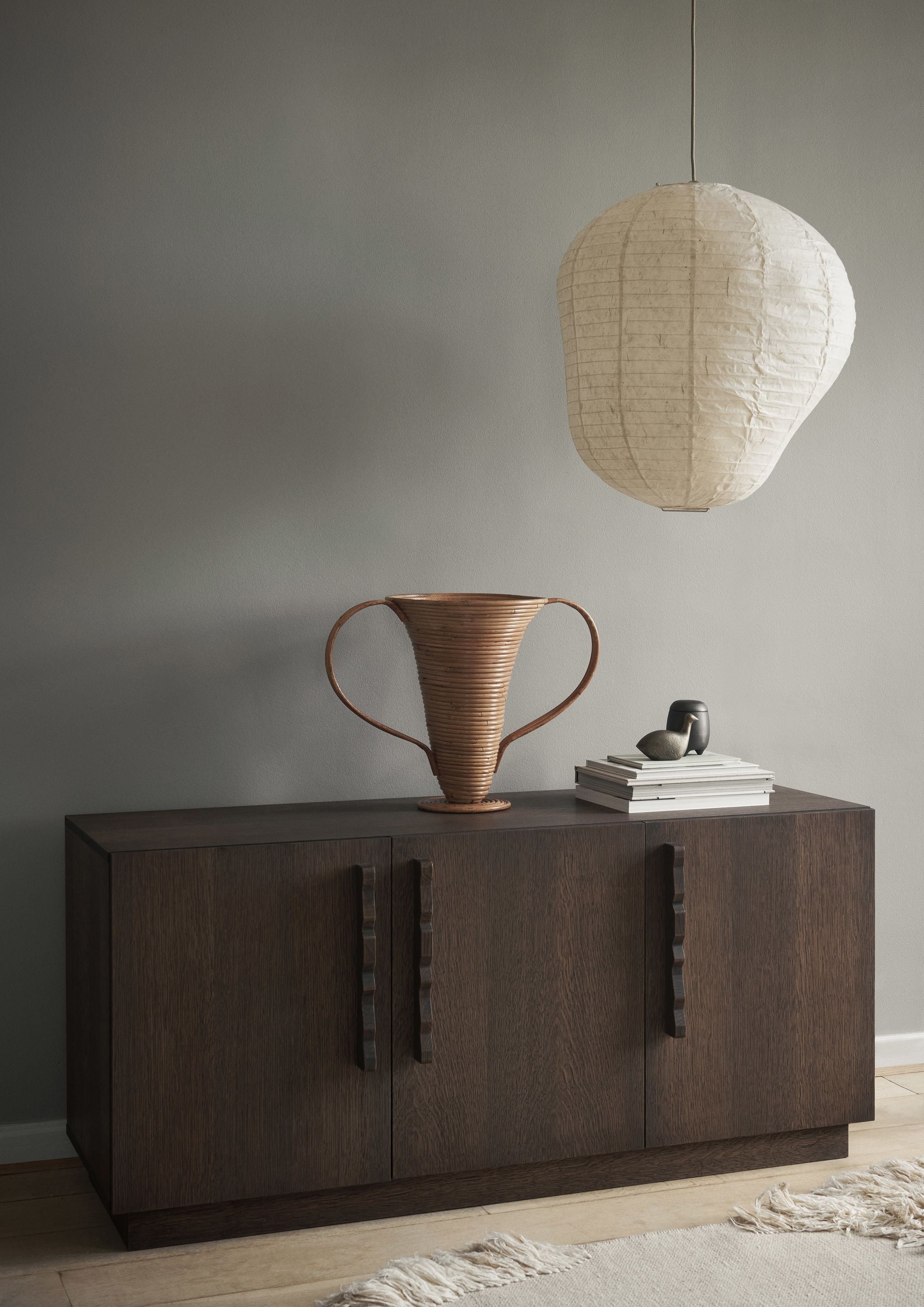 Ferm Living Unda Sideboard, Dark Stained Oak