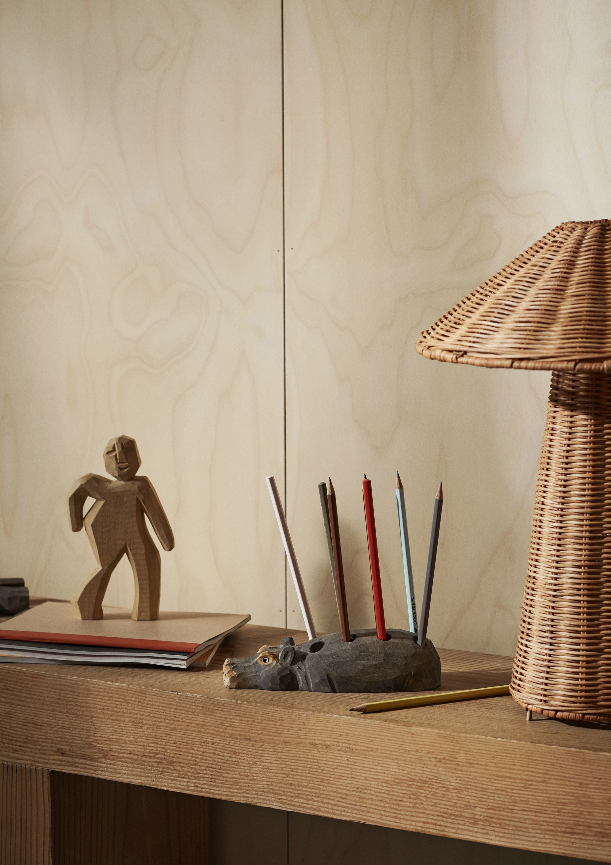 [product_category]-Ferm Living Victor Hand Carved Figure, Natural-Ferm Living-5704723311133-1104268147-FER-5
