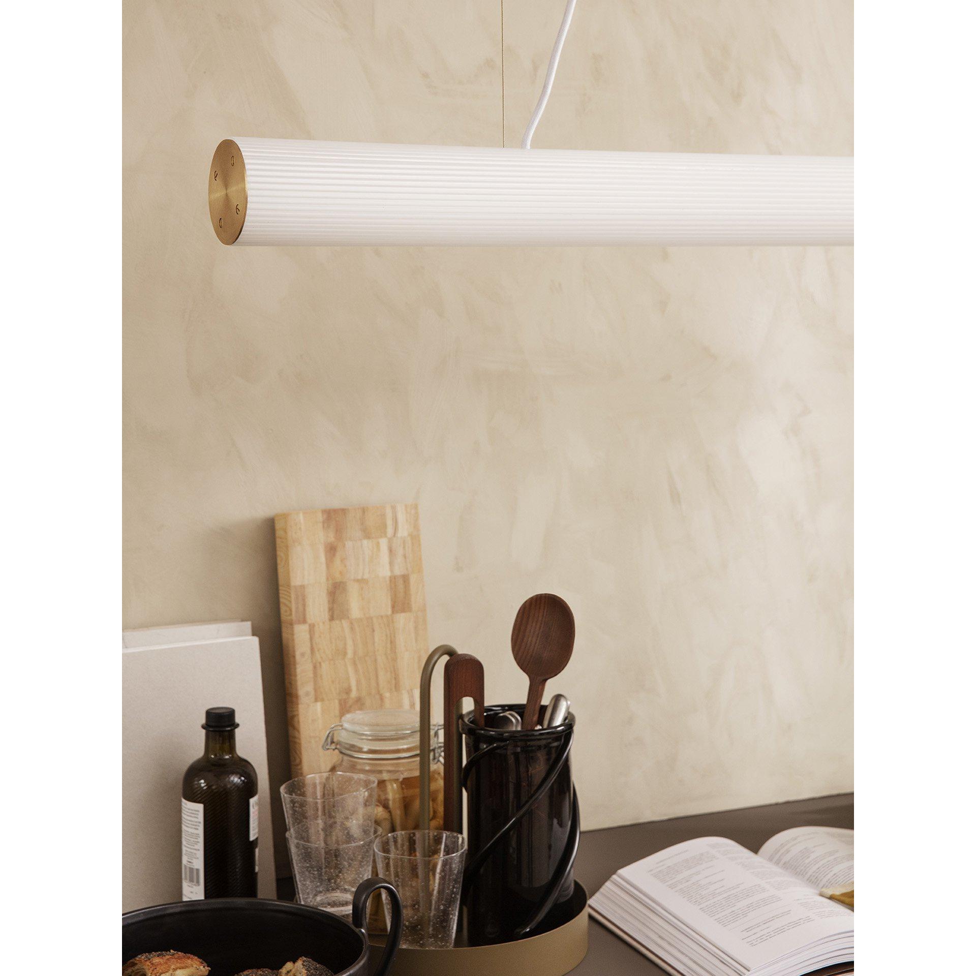 [product_category]-Ferm Living Vuelta Suspension Lamp Brass ø100, White-Ferm Living-5704723259862-1104263020-FER-5