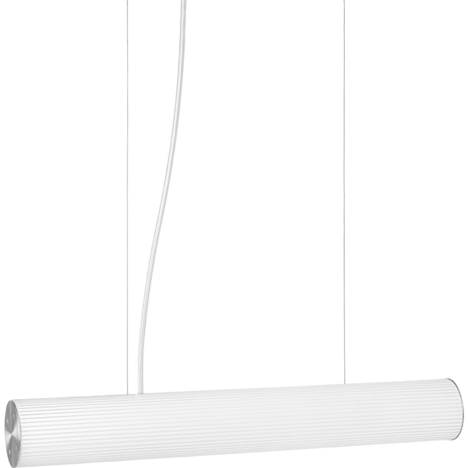 [product_category]-Ferm Living Vuelta Suspension Lamp Stainless Steel ø60 Cm, White-Ferm Living-5704723264781-1104263512-FER-1