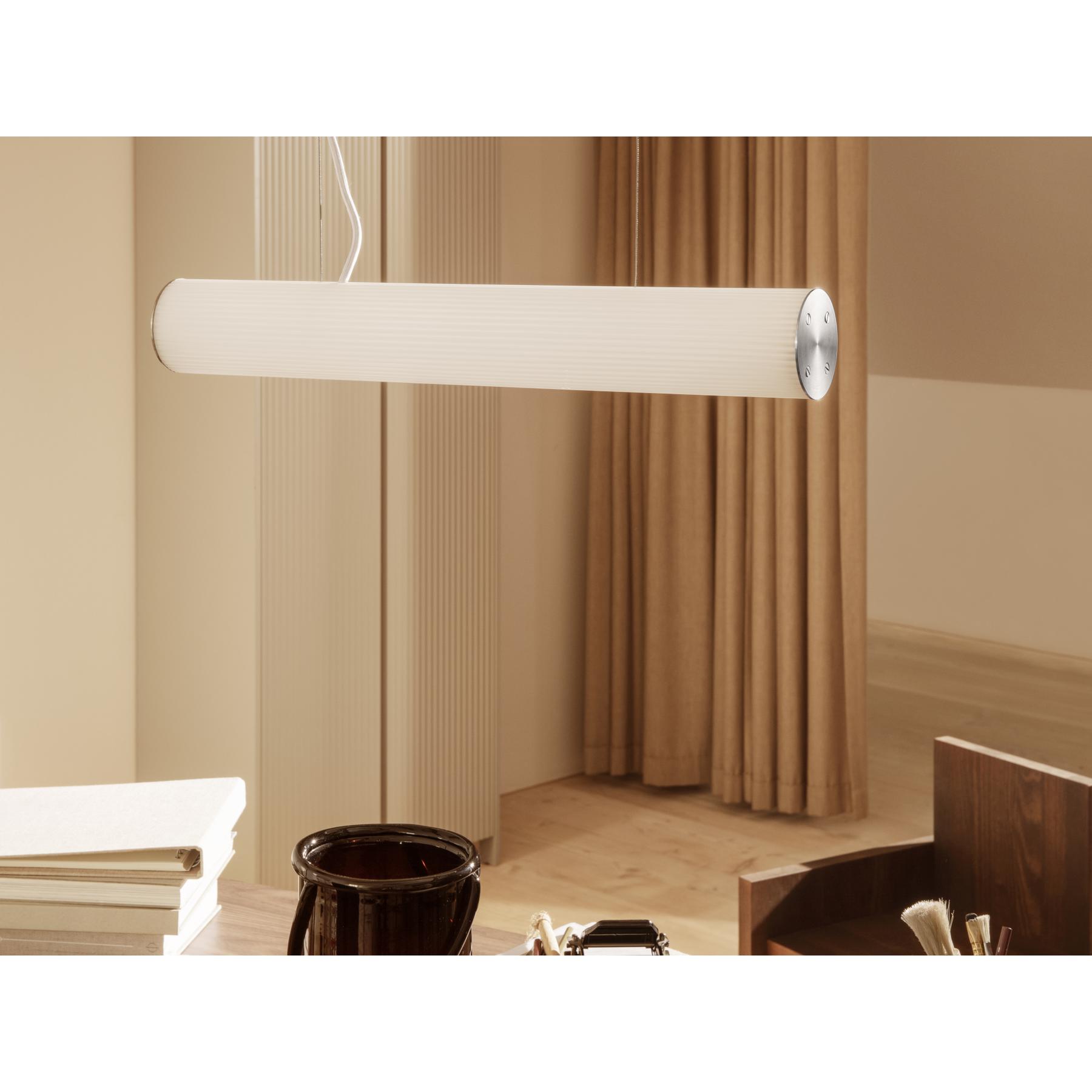 [product_category]-Ferm Living Vuelta Suspension Lamp Stainless Steel ø60 Cm, White-Ferm Living-5704723264781-1104263512-FER-6