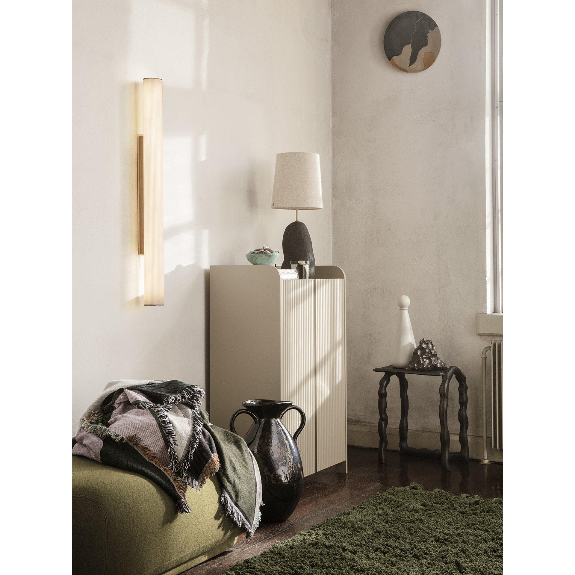 [product_category]-Ferm Living Vuelta Wall Lamp Brass ø100 Cm, White-Ferm Living-5704723267447-1104263778-FER-3