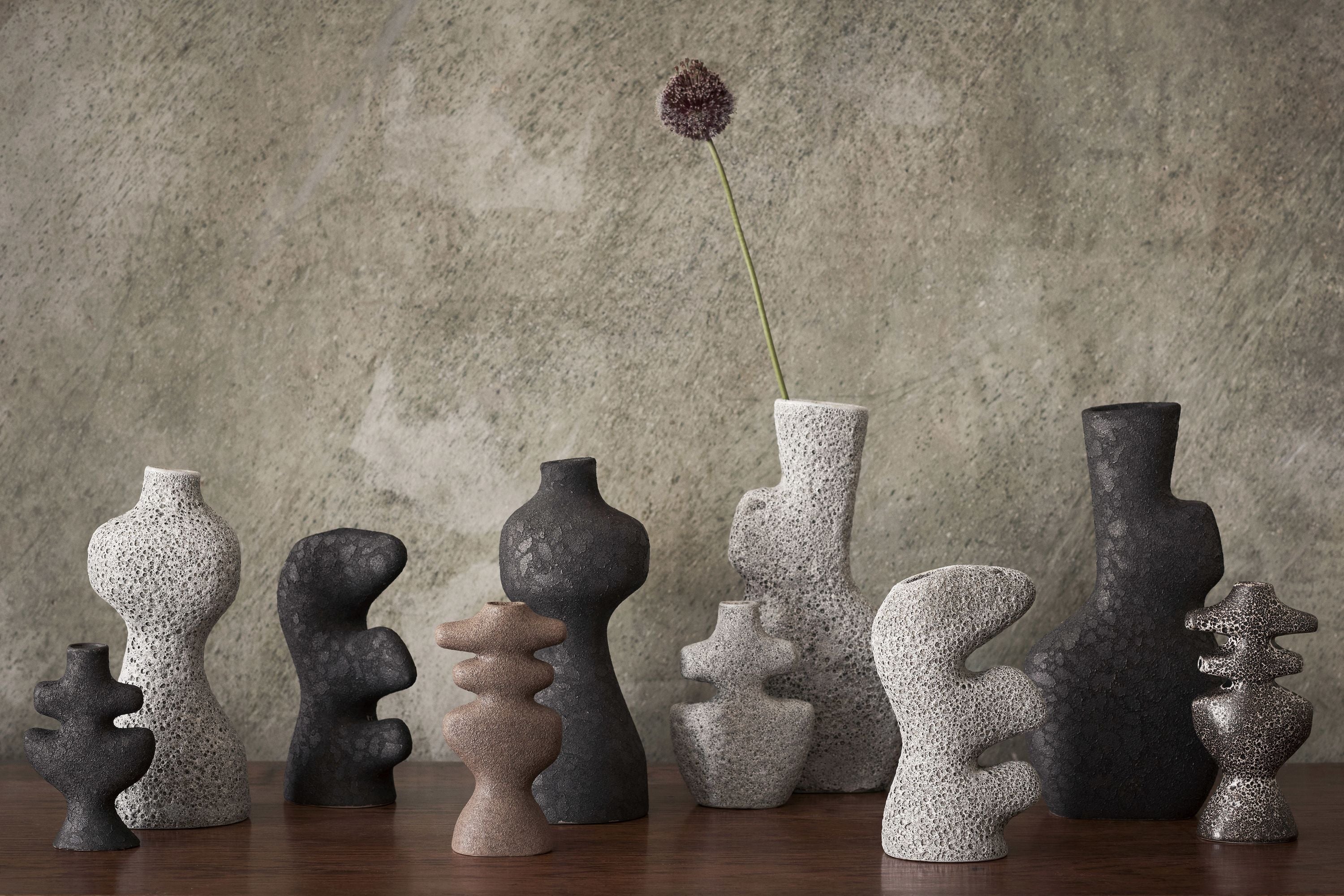 [product_category]-Ferm Living Yara Vase Large, Grey Pumice-Ferm Living-5704723311508-1104268184-FER-2