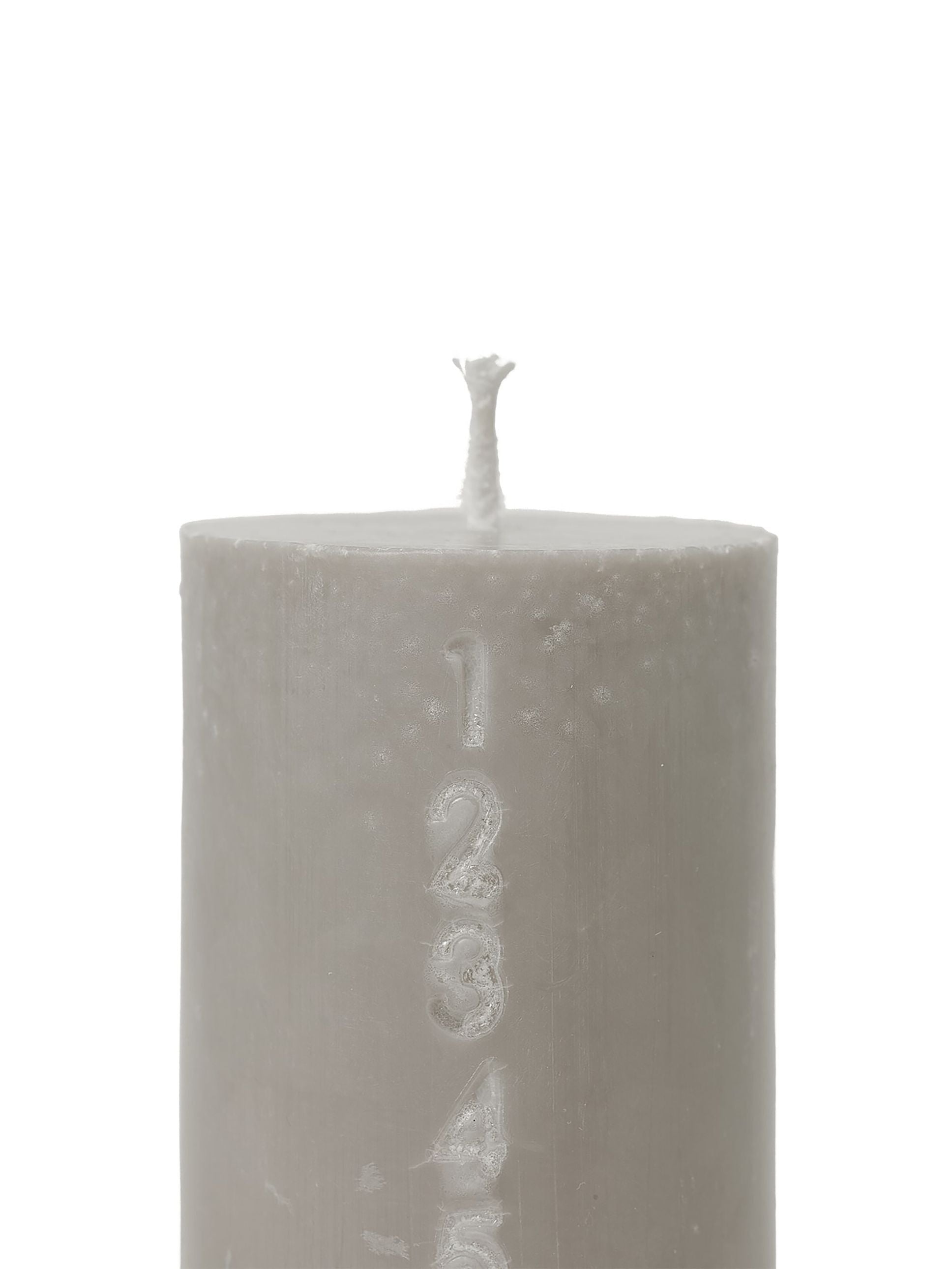 Ferm Living Pure Advent Candle, fossile Taupe