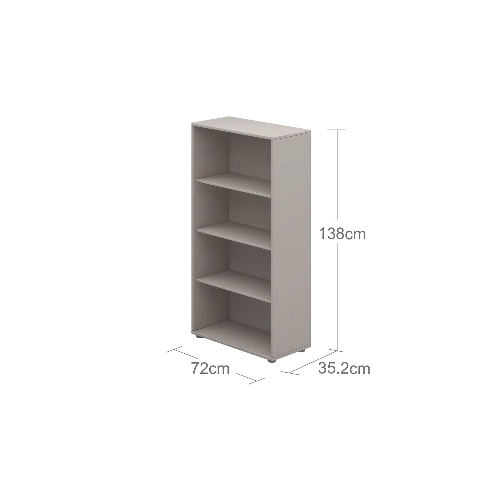 [product_category]-FLEXA Bookcase with 3 shelves-FLEXA-5706459141497-81-36505-3-FLE-7