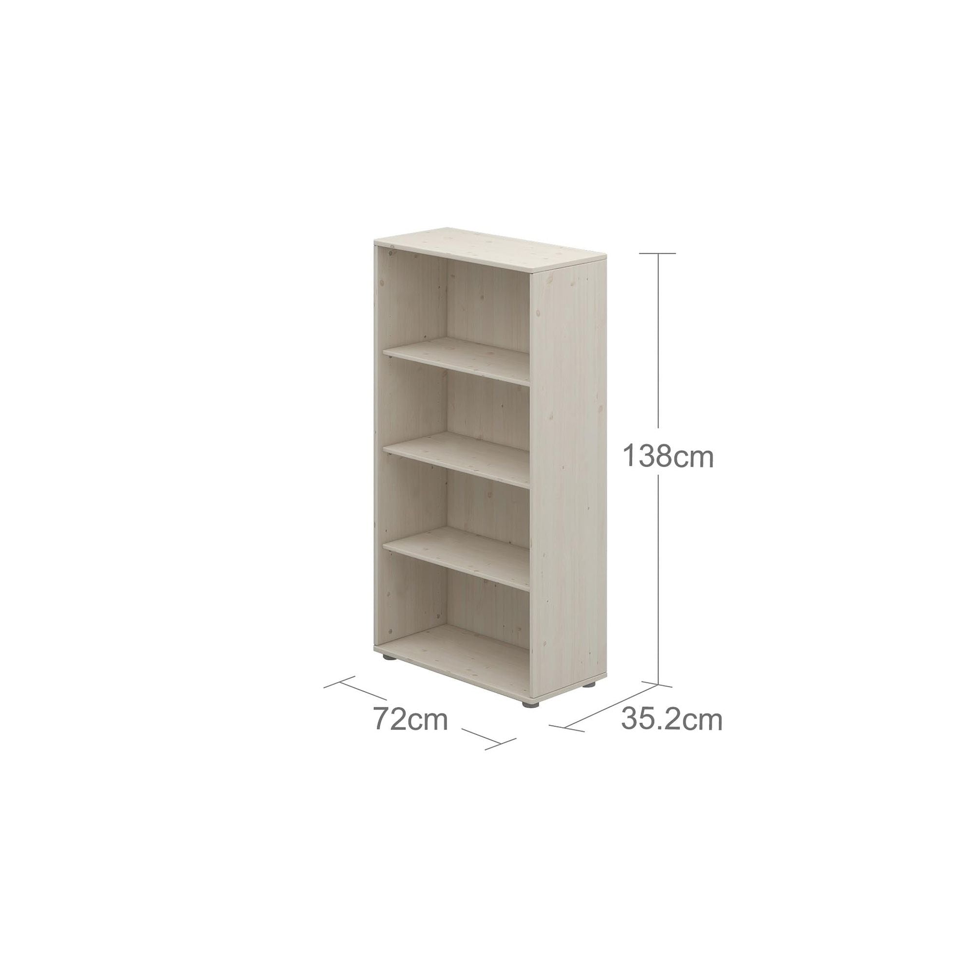 [product_category]-FLEXA Bookcase with 3 shelves-FLEXA-5706459141541-81-36505-2-FLE-7