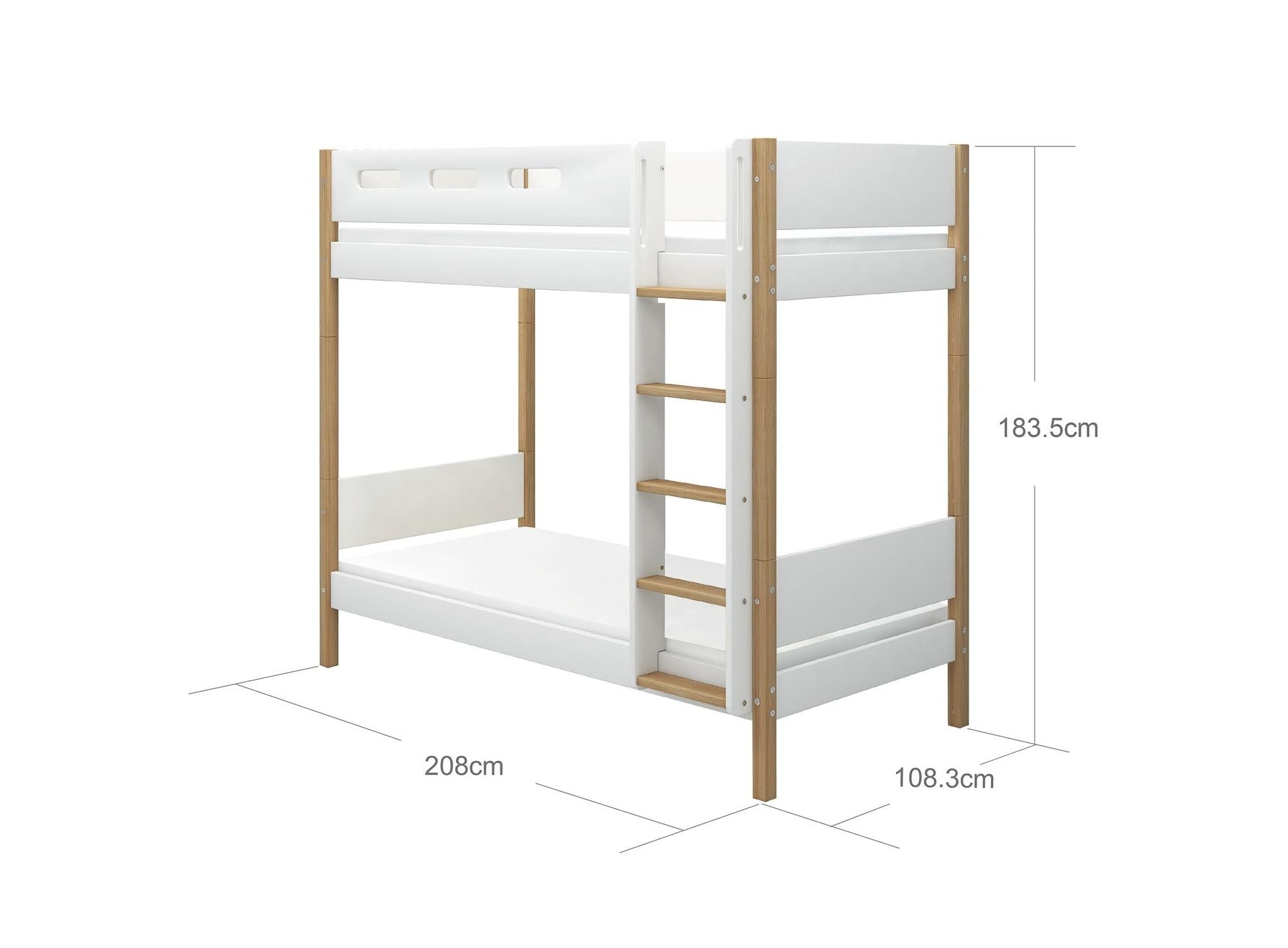 [product_category]-FLEXA Bunk bed, extra high-FLEXA-5706459132440-80-31406-95-FLE-9