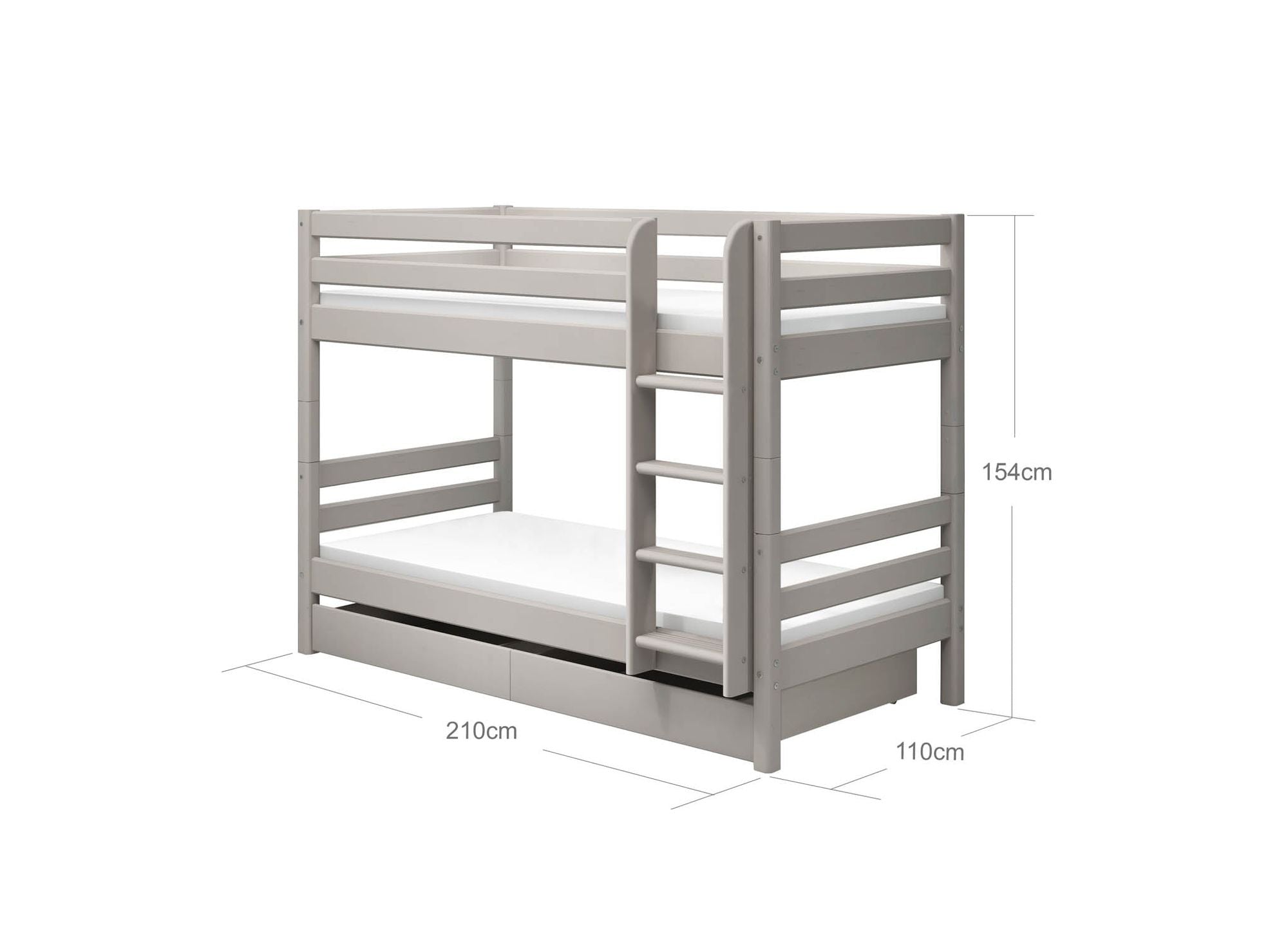 [product_category]-FLEXA Bunk bed with straight ladder-FLEXA-5706459124919-90-10178-3-01-FLE-8