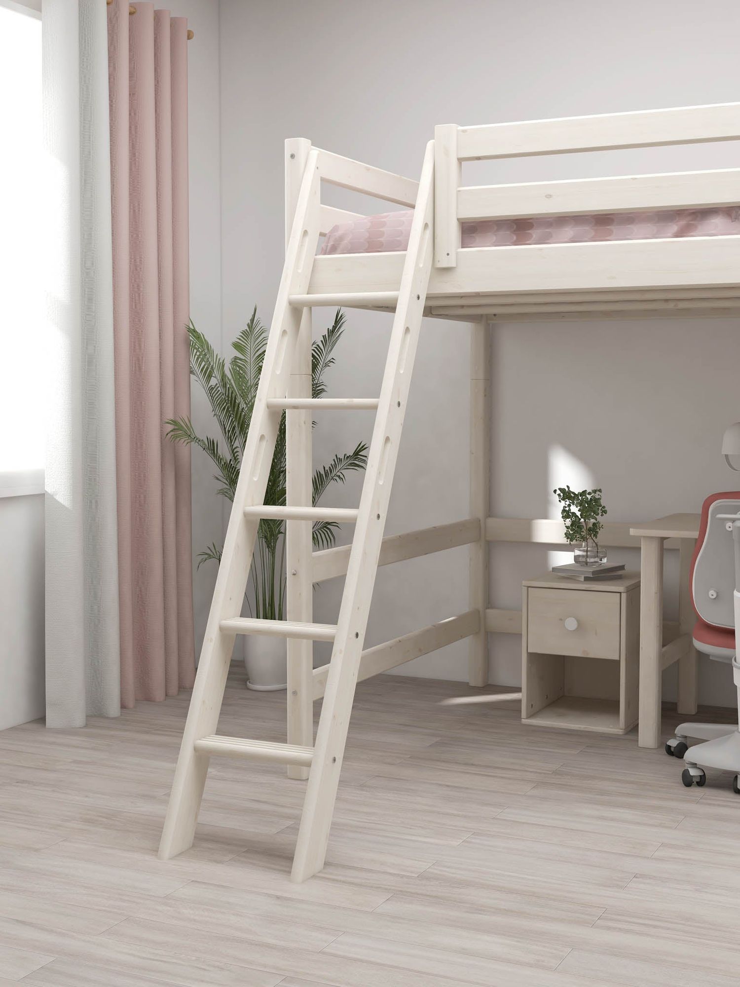 [product_category]-FLEXA High bed with slanting ladder-FLEXA-5706459073163-90-10623-2-01-FLE-3