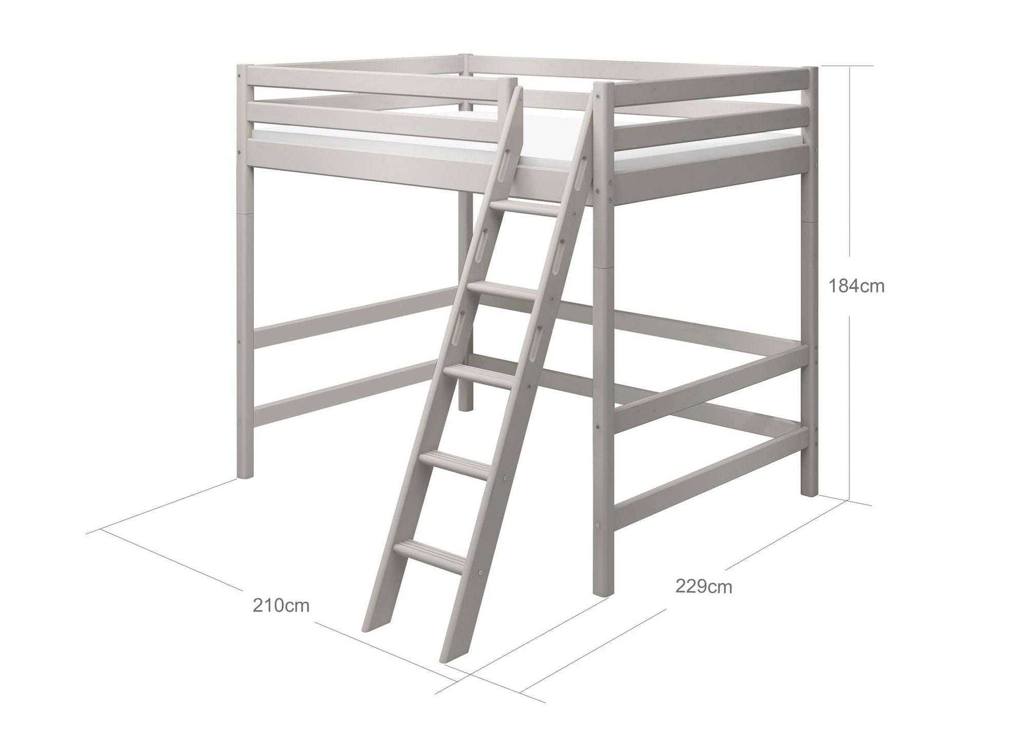 [product_category]-FLEXA High bed with slanting ladder-FLEXA-5706459128801-90-10623-3-01-FLE-8