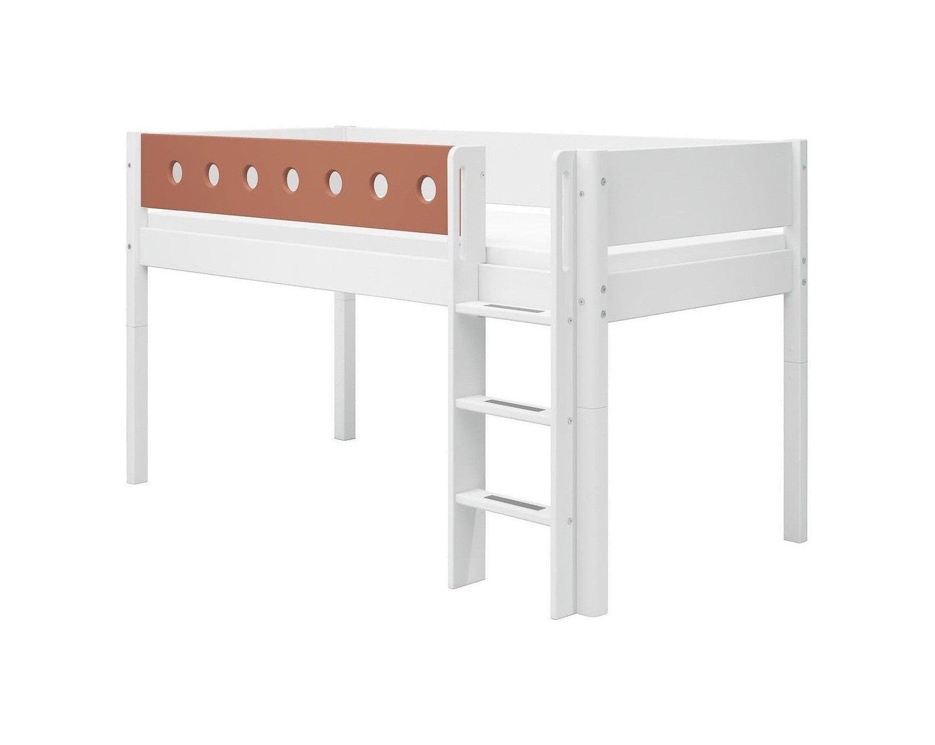 [product_category]-FLEXA Mid-high bed w. straight ladder-FLEXA-5706459150178-80-17309-518-FLE-1