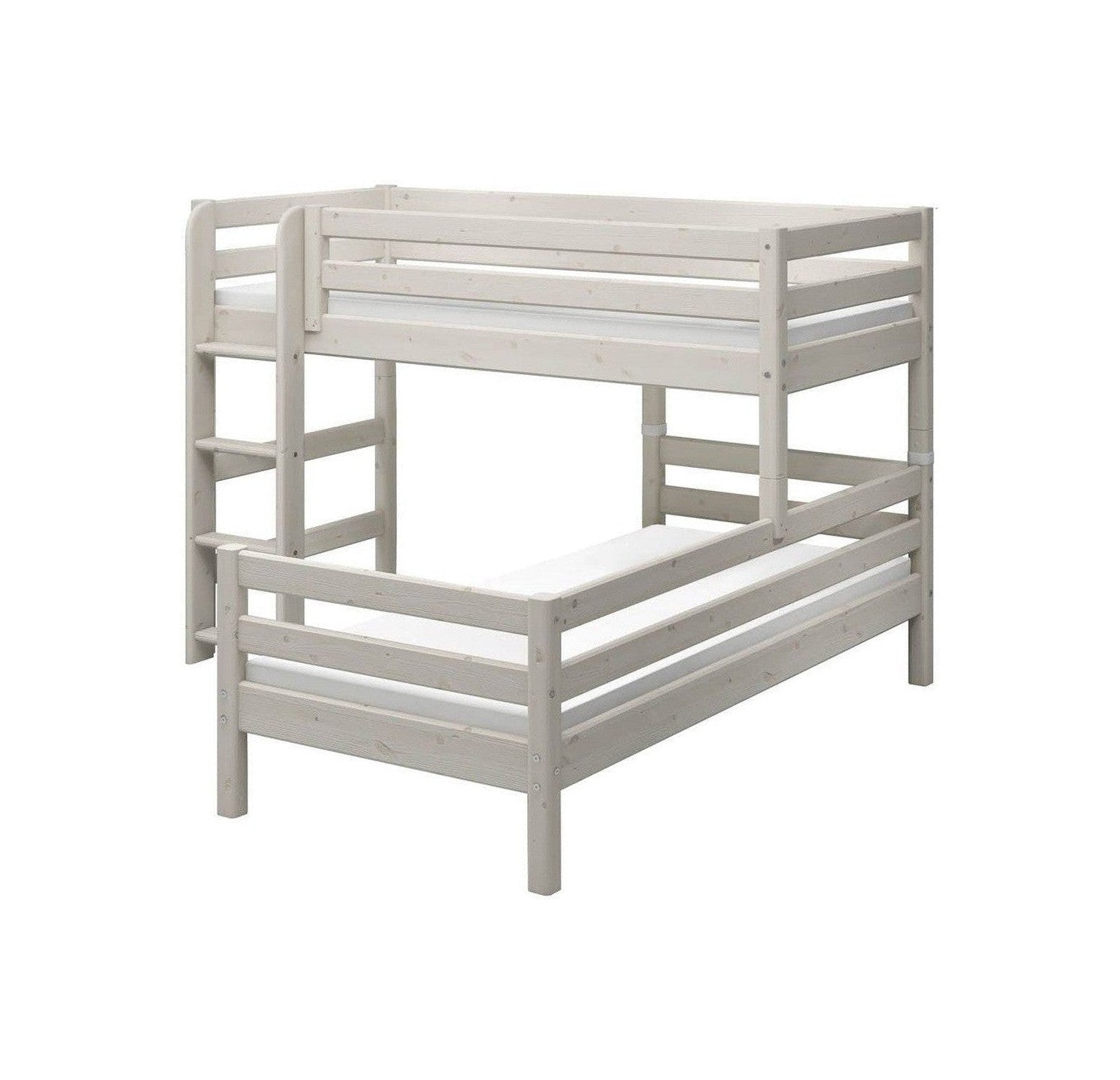 [product_category]-FLEXA Semi-high bed w. straight ladder-FLEXA-5706459052281-90-10044-2-01-FLE-1