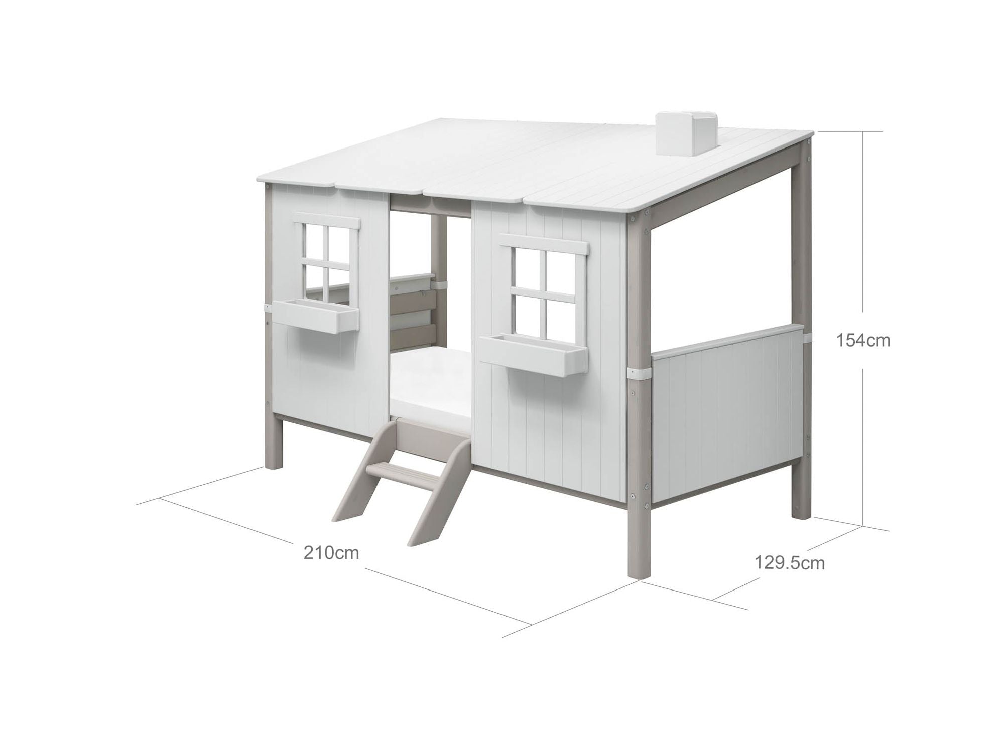 [product_category]-FLEXA Single bed with Classic House-FLEXA-5706459130057-90-10767-72-01-FLE-8