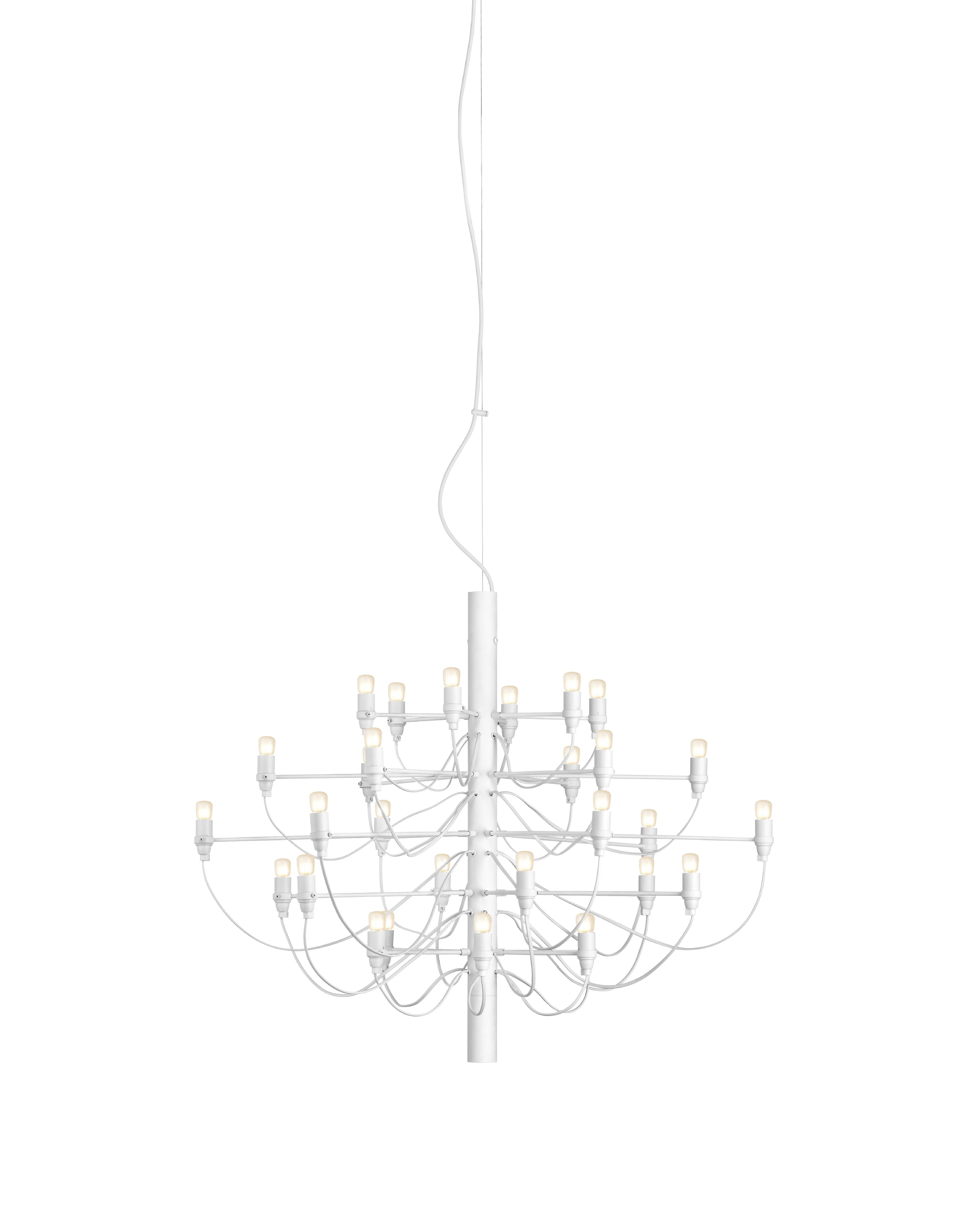 FLOS 2097/30 Bulbes givrés de lustre, blanc mat