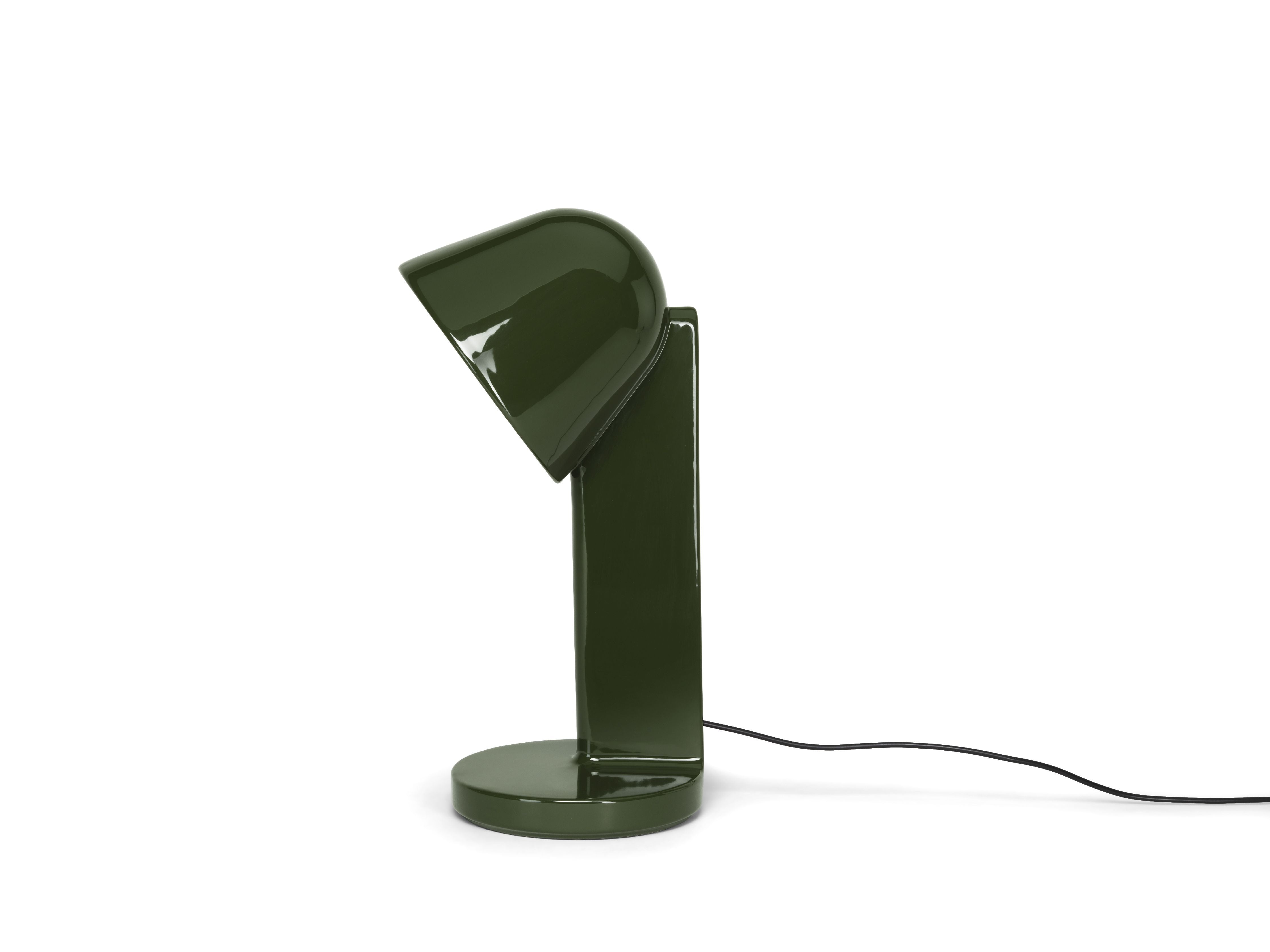 [product_category]-Flos Céramique Table Lamp Down, Moss Green-Flos-8059607061886-F1634039-FLO-1