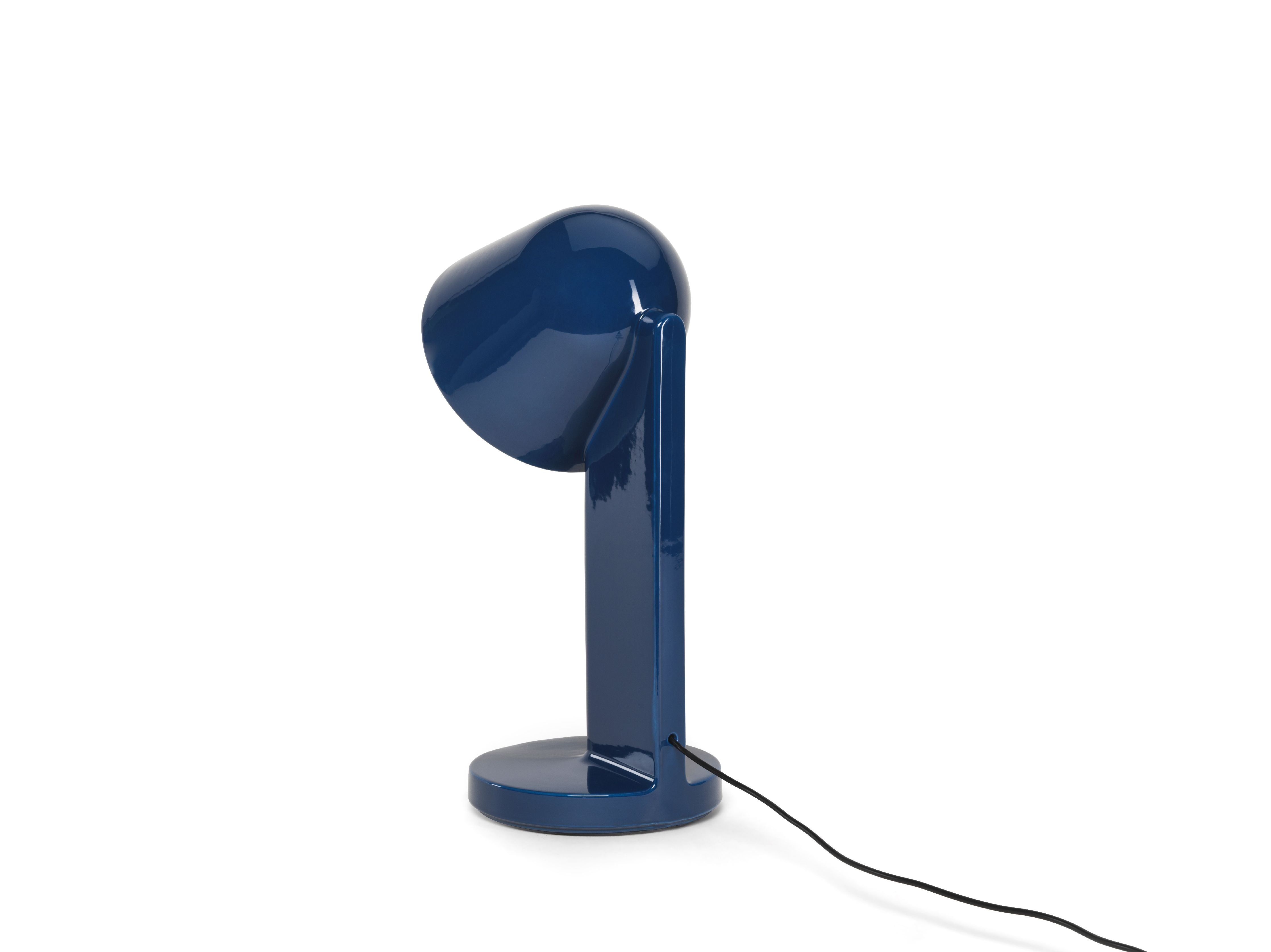 [product_category]-Flos Céramique Table Lamp Down, Navy Blue-Flos-8059607061862-F1634014-FLO-2