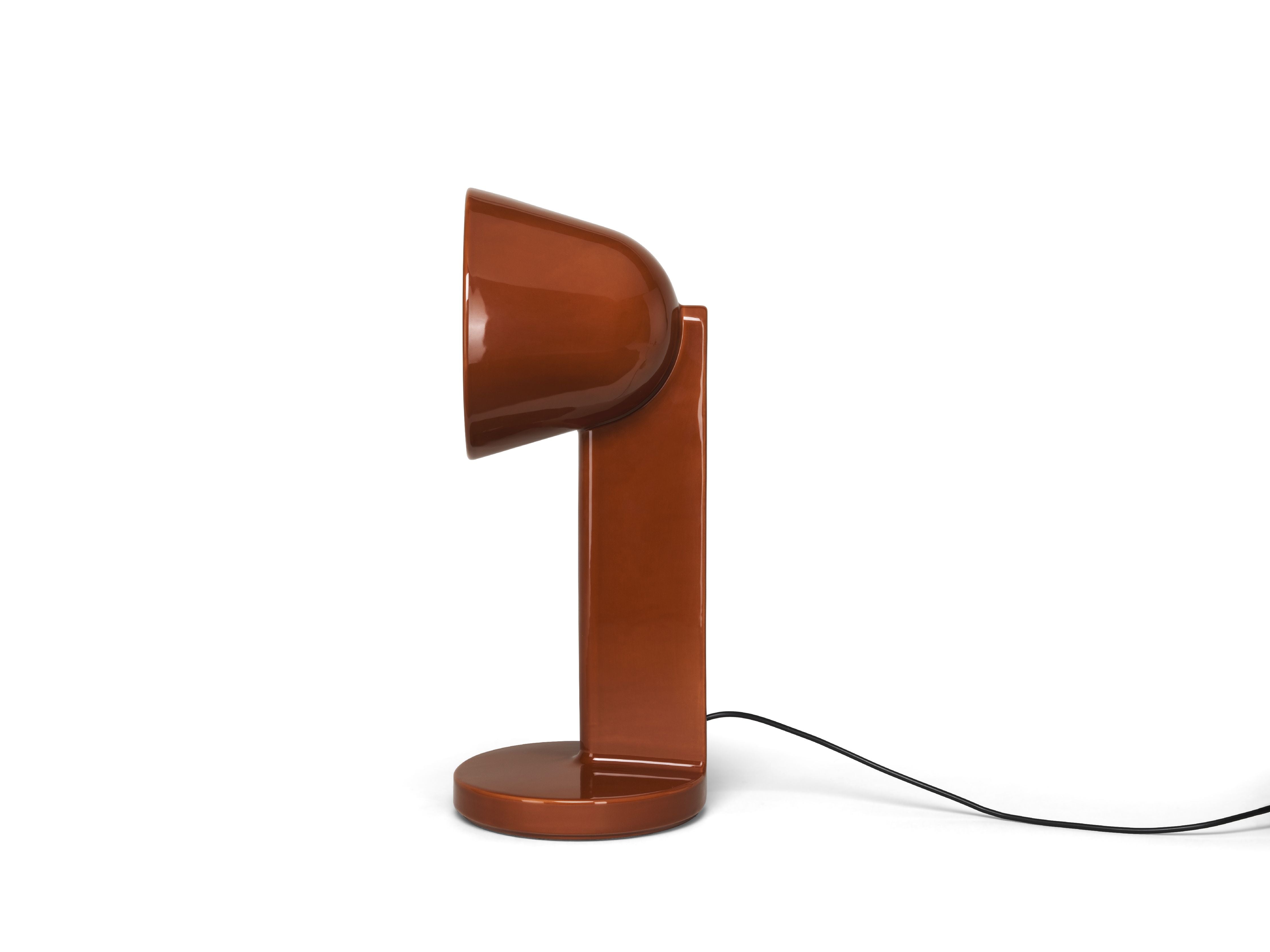 [product_category]-Flos Céramique Table Lamp Side, Rust Red-Flos-8059607061848-F1633035-FLO-1