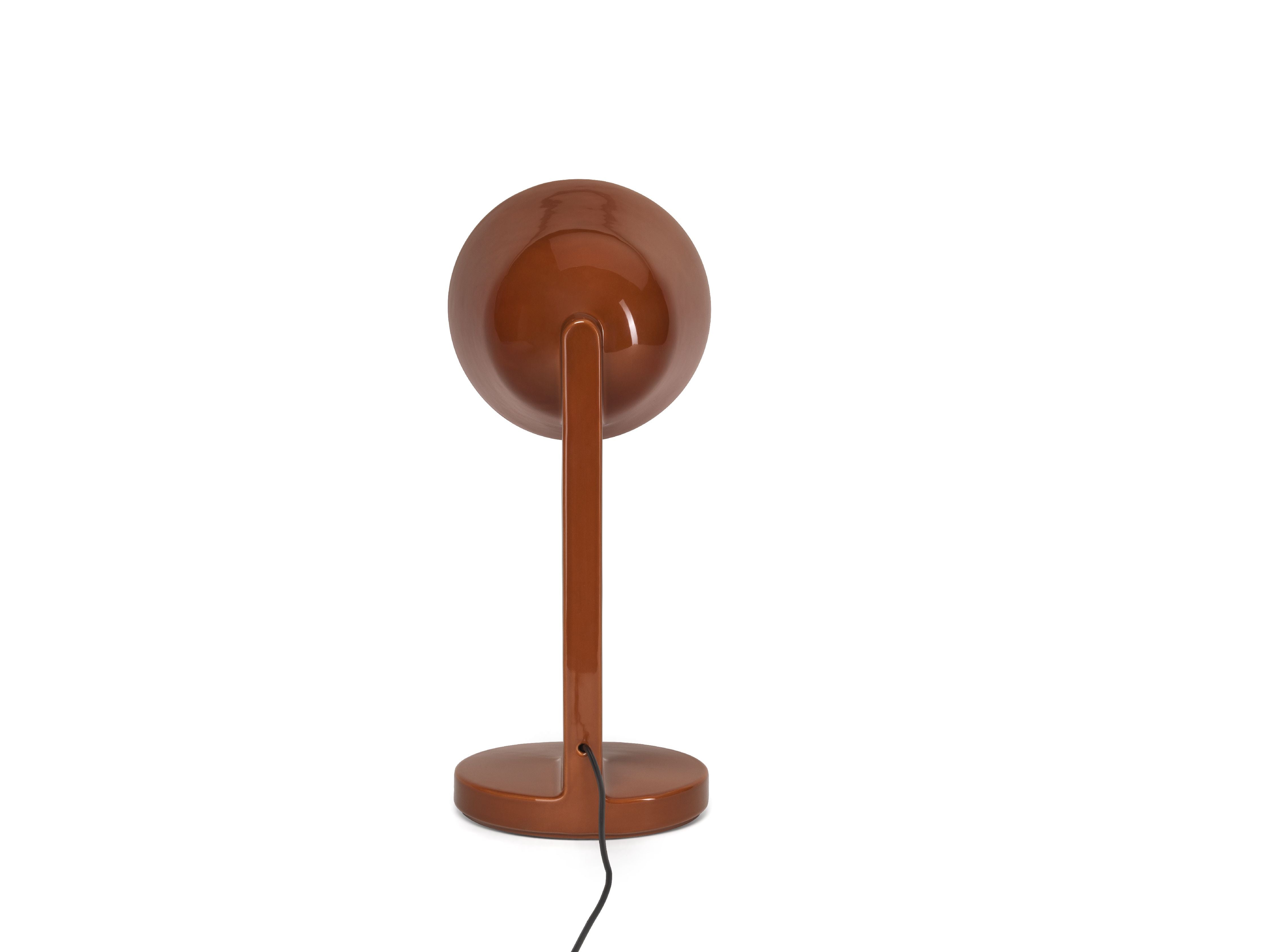 [product_category]-Flos Céramique Table Lamp Side, Rust Red-Flos-8059607061848-F1633035-FLO-2