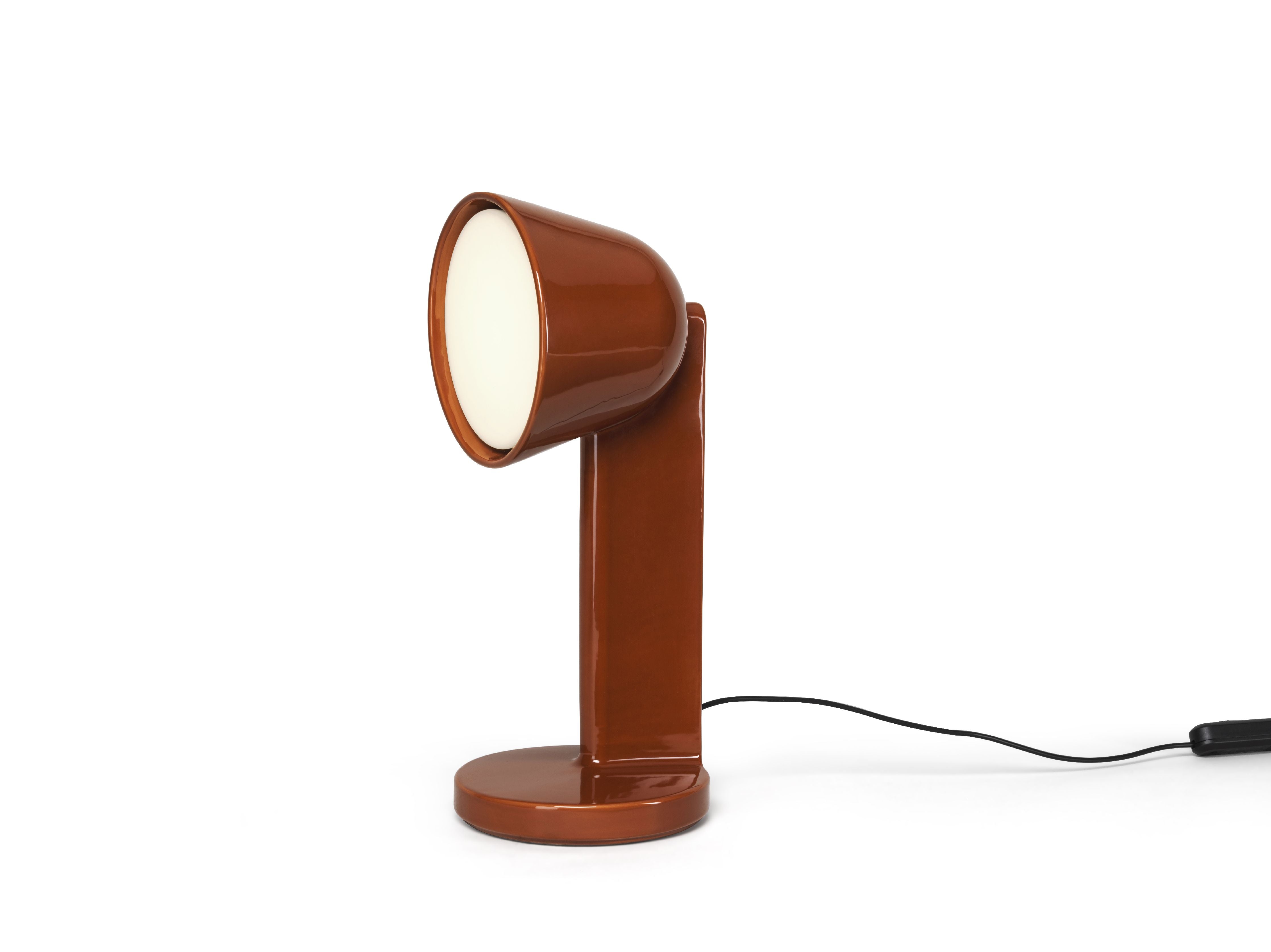 [product_category]-Flos Céramique Table Lamp Side, Rust Red-Flos-8059607061848-F1633035-FLO-5