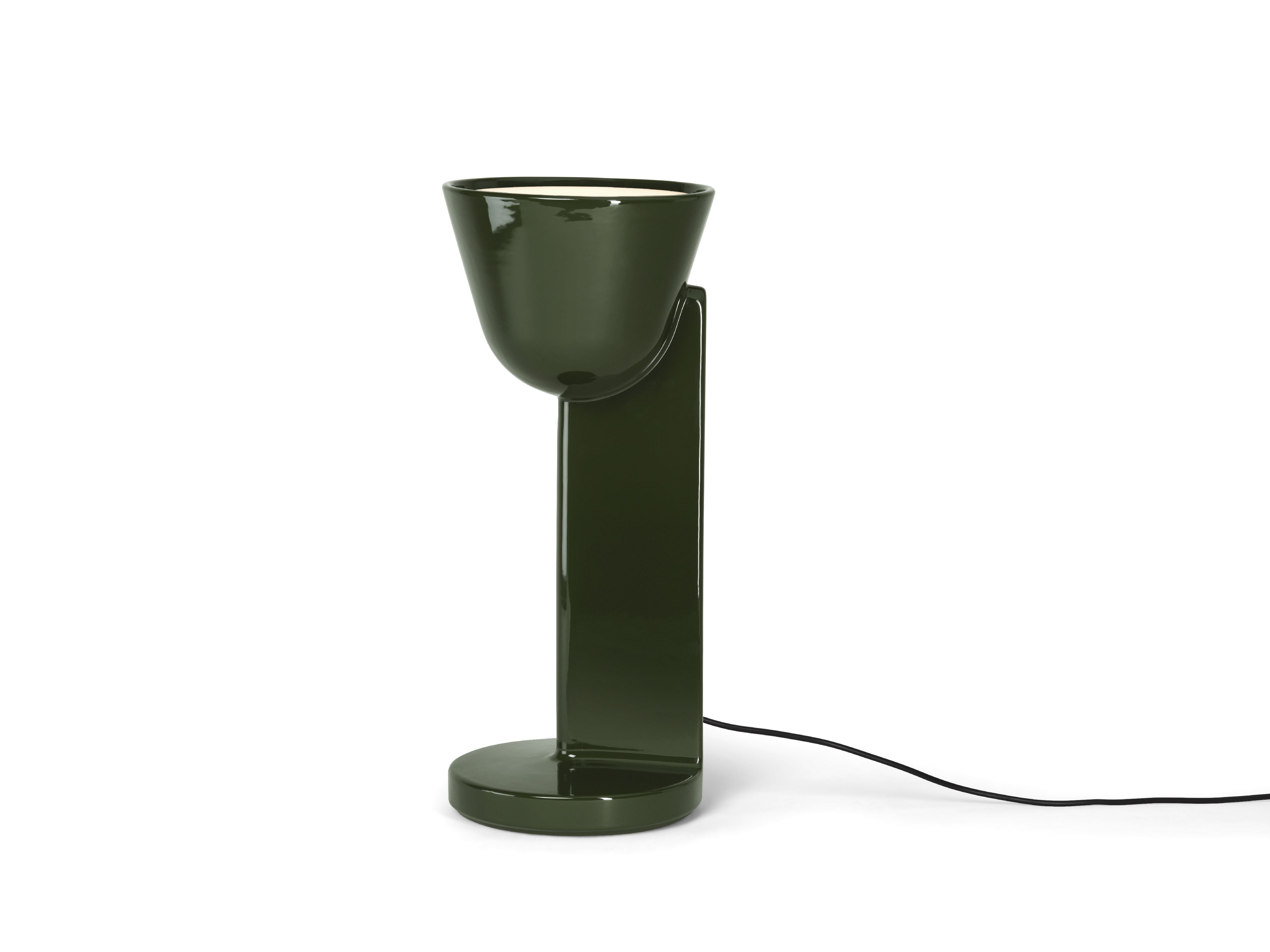 [product_category]-Flos Céramique Table Lamp Up, Moss Green-Flos-8059607061824-F1632039-FLO-2