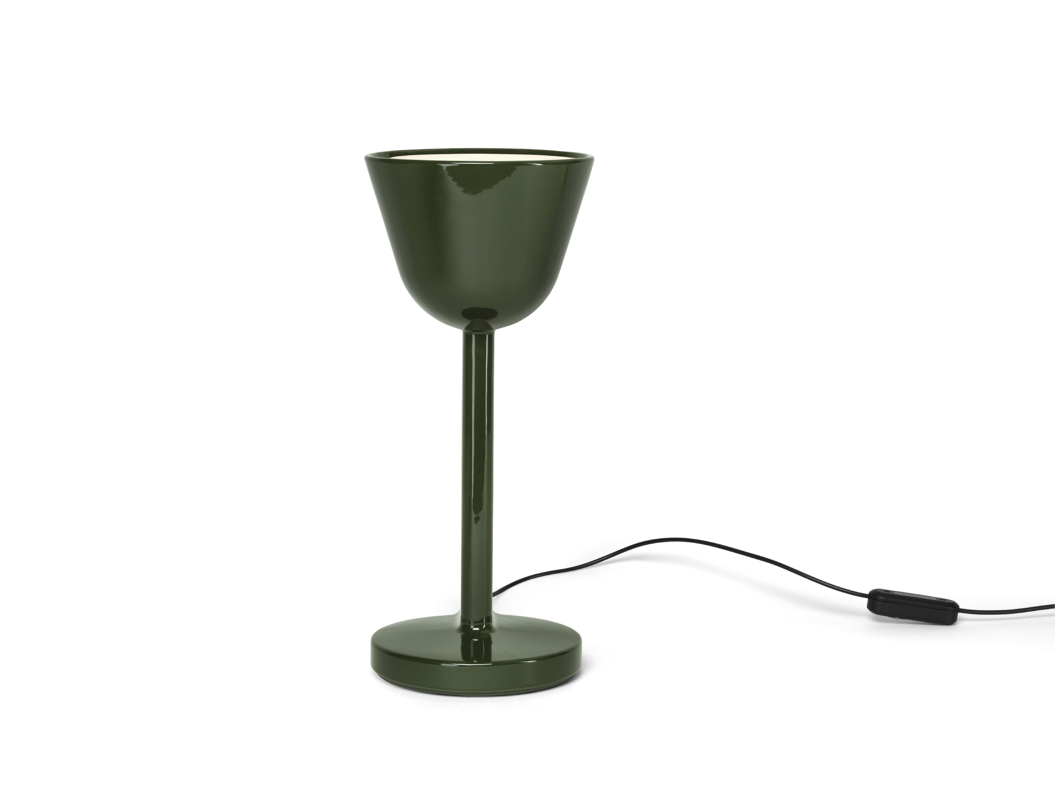 [product_category]-Flos Céramique Table Lamp Up, Moss Green-Flos-8059607061824-F1632039-FLO-4