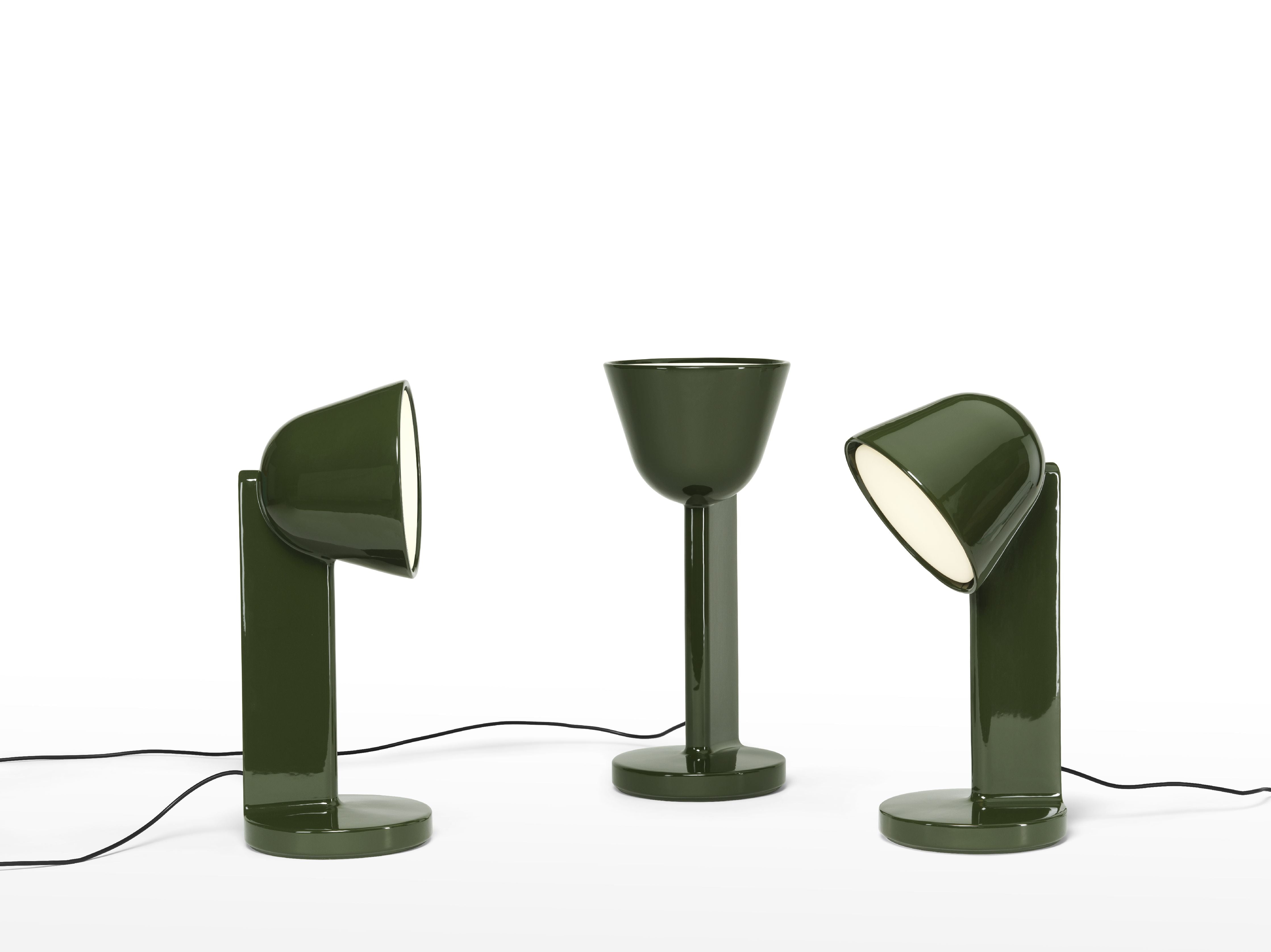 [product_category]-Flos Céramique Table Lamp Up, Moss Green-Flos-8059607061824-F1632039-FLO-6