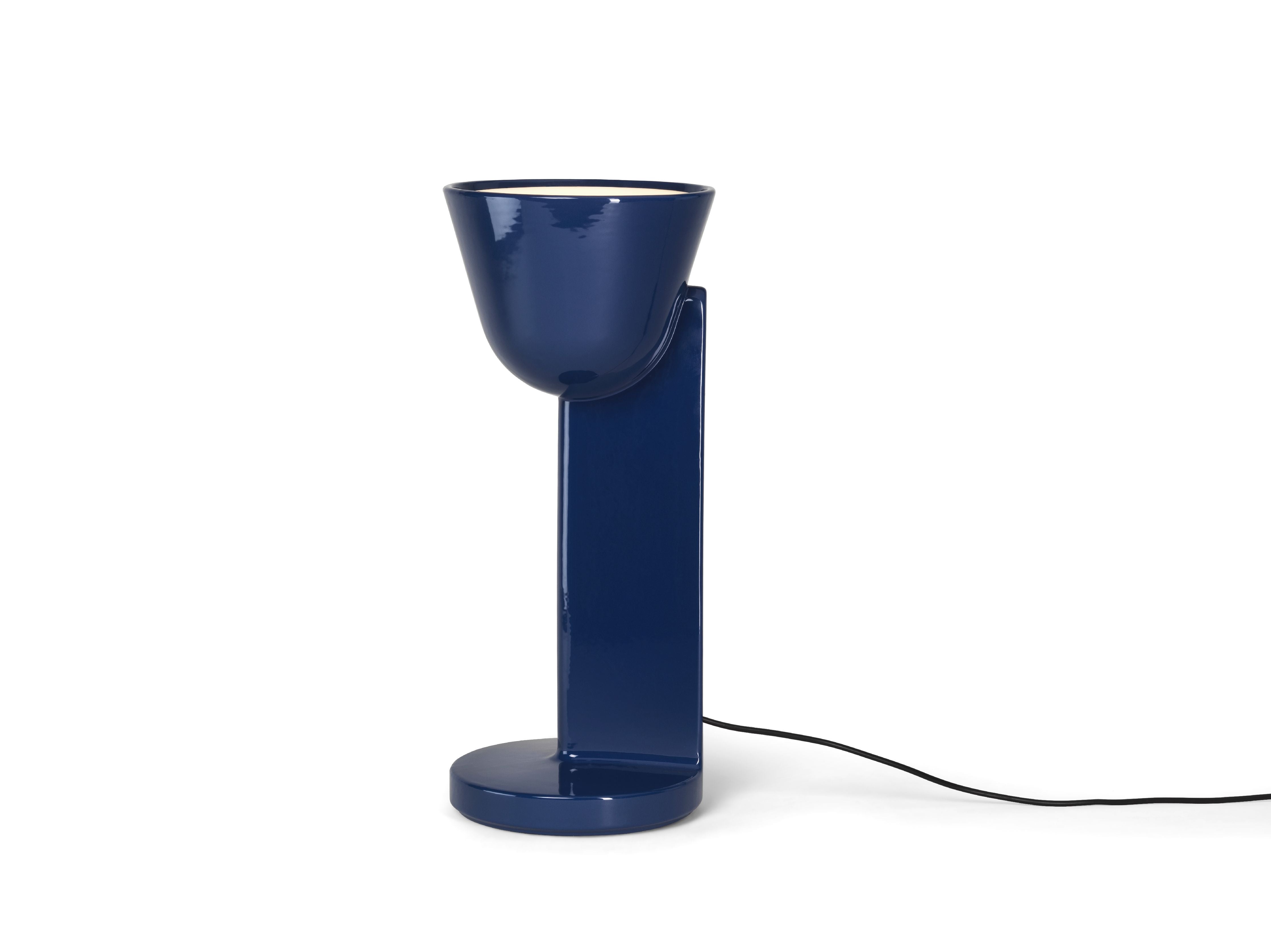 [product_category]-Flos Céramique Table Lamp Up, Navy Blue-Flos-8059607061800-F1632014-FLO-2