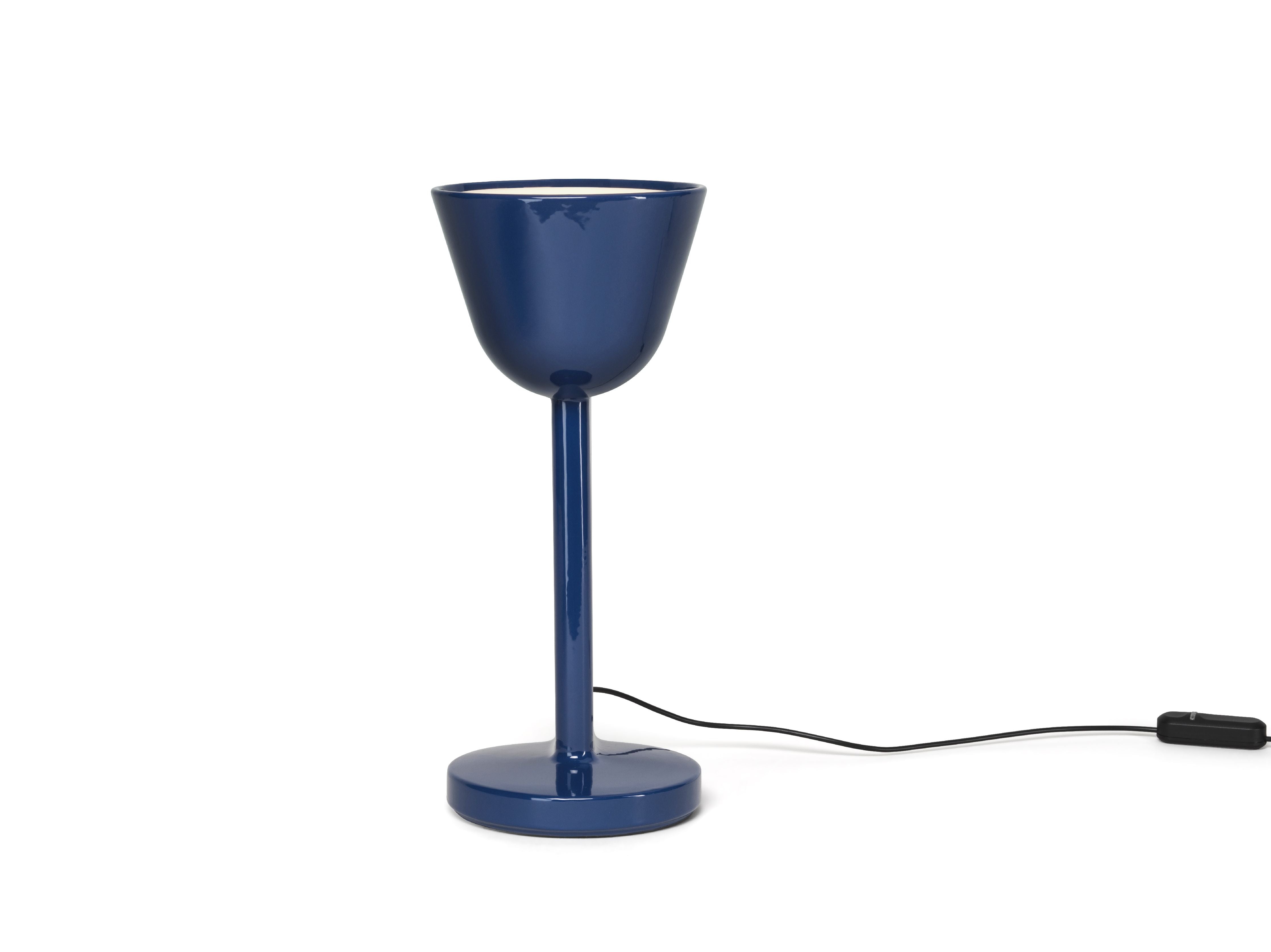 [product_category]-Flos Céramique Table Lamp Up, Navy Blue-Flos-8059607061800-F1632014-FLO-3