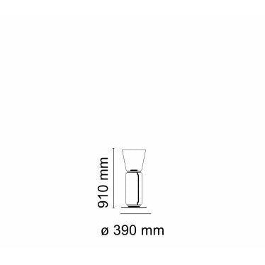 [product_category]-Flos Noctambule F1 High Cylinders Cone Small Base Stehleuchte-Flos-8059607000564-F0265000-FLO-9