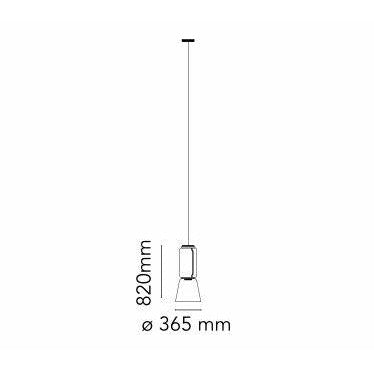 [product_category]-Flos Noctambule S1 Low Cylinder & Cone Pendant-Flos-8059607000625-F0268000-FLO-7