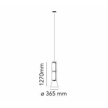 [product_category]-Flos Noctambule S2 Low Cylinder & Cone Pendant-Flos-8059607000656-F0270000-FLO-7