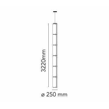 [product_category]-Flos Noctambule S6 High Cylinders Pendant-Flos-8059607000779-F0282000-FLO-8