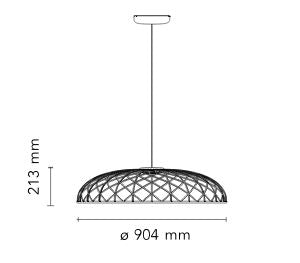 [product_category]-Flos Skynest S Suspension Lamp, Almond-Flos-8059607612514-F6392017-FLO-4