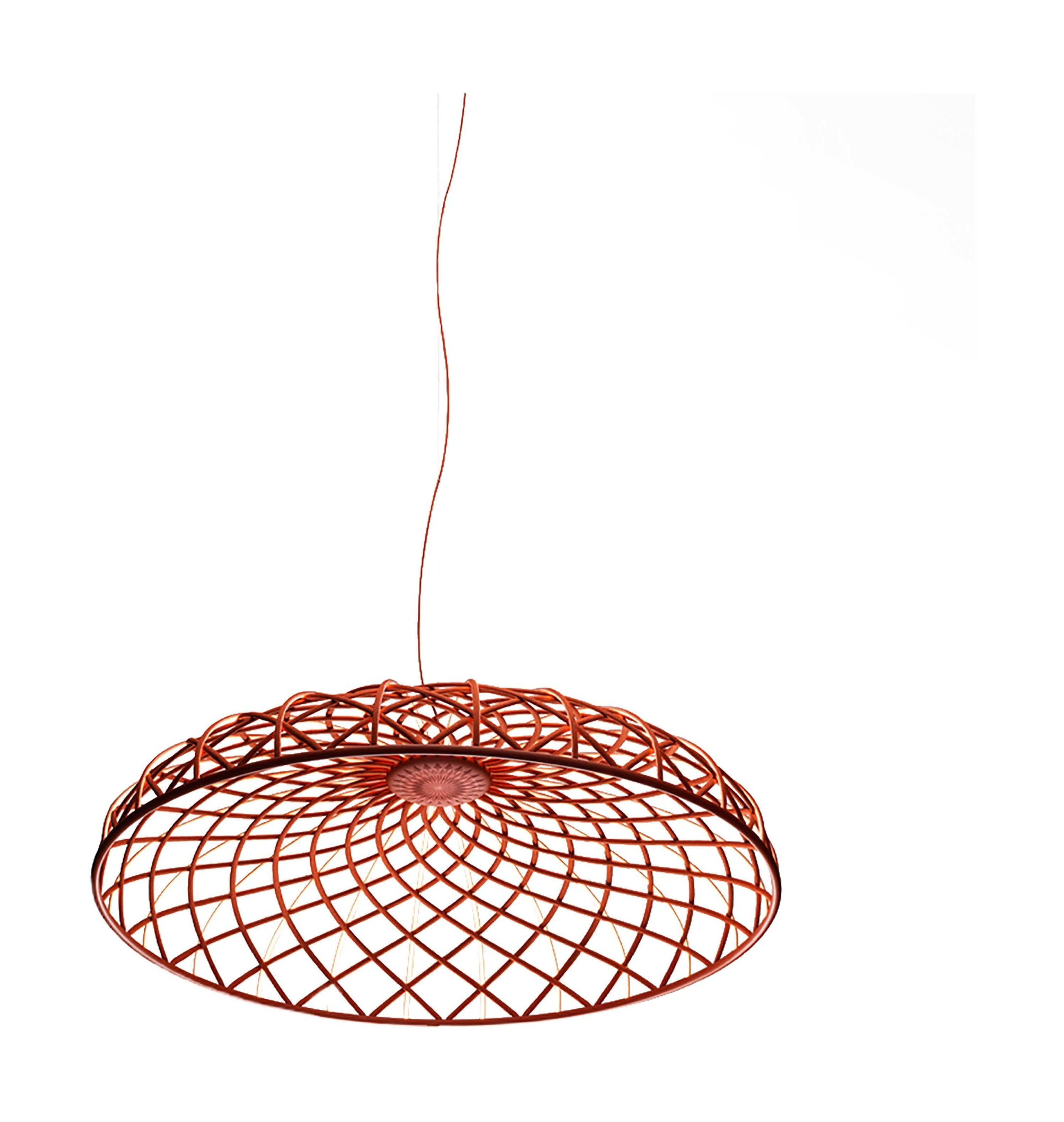 [product_category]-Flos Skynest S Suspension Lamp, Red-Flos-8059607612347-F6392035-FLO-1