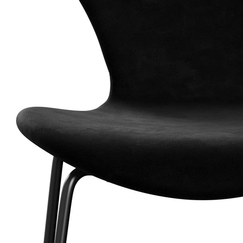 [product_category]-Fritz Hansen 3107 Chair Full Upholstery, Black/Belfast Velvet Night Black-Fritz Hansen-3107FU-BEL150-DRBL-FRI-6