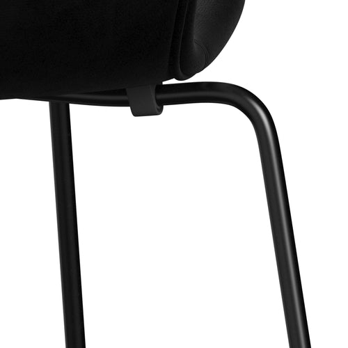 [product_category]-Fritz Hansen 3107 Chair Full Upholstery, Black/Belfast Velvet Night Black-Fritz Hansen-3107FU-BEL150-DRBL-FRI-7