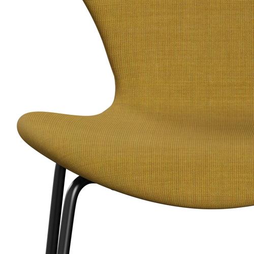 [product_category]-Fritz Hansen 3107 Chair Full Upholstery, Black/Canvas Mustard-Fritz Hansen-3107FU-CA0446-DRBL-FRI-6