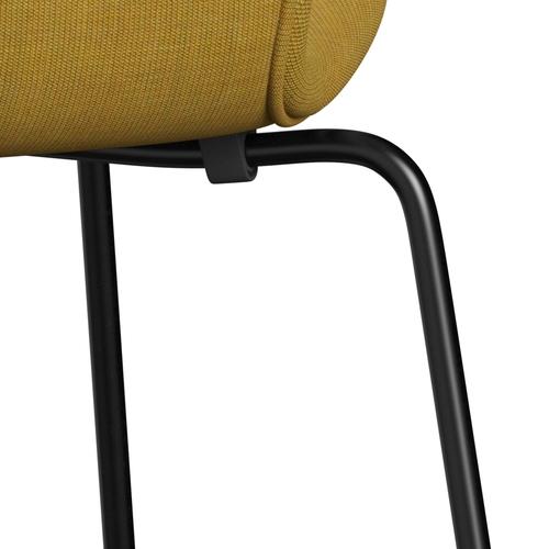 [product_category]-Fritz Hansen 3107 Chair Full Upholstery, Black/Canvas Mustard-Fritz Hansen-3107FU-CA0446-DRBL-FRI-7