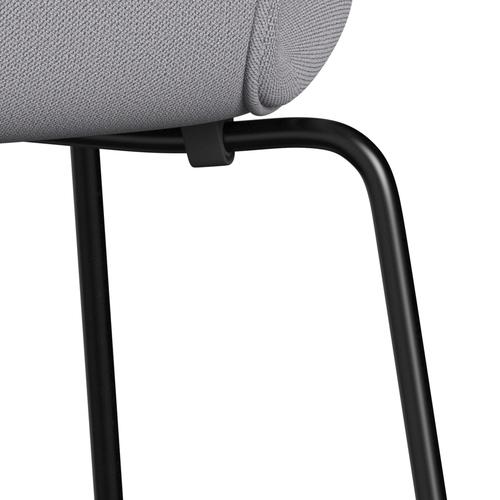 [product_category]-Fritz Hansen 3107 Chair Full Upholstery, Black/Capture Light Grey-Fritz Hansen-3107FU-CP4102-DRBL-FRI-7