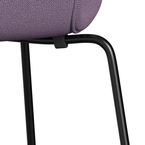 [product_category]-Fritz Hansen 3107 Chair Full Upholstery, Black/Capture Light Violet-Fritz Hansen-3107FU-CP4501-DRBL-FRI-7