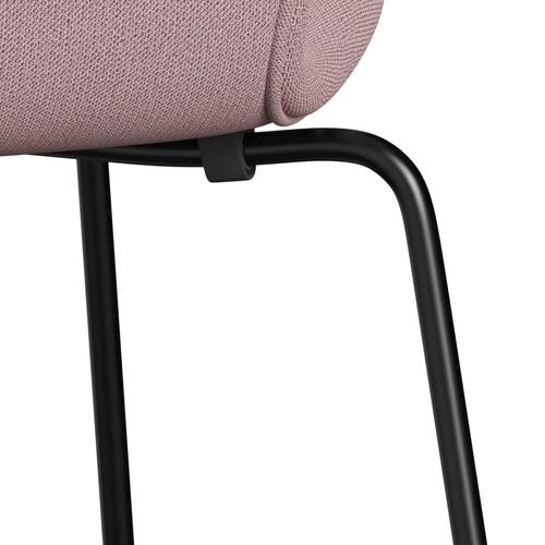 [product_category]-Fritz Hansen 3107 Chair Full Upholstery, Black/Capture Pink-Fritz Hansen-3107FU-CP4801-DRBL-FRI-7