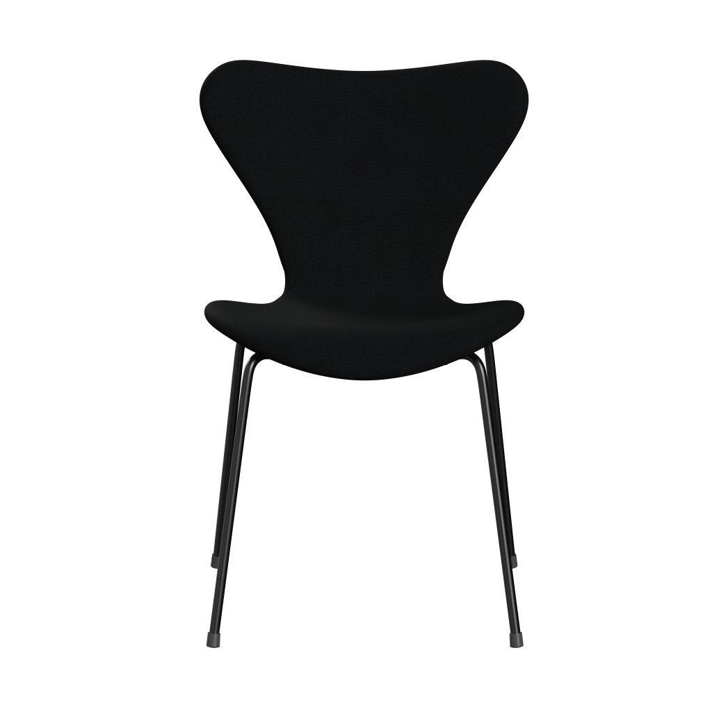 [product_category]-Fritz Hansen 3107 Chair Full Upholstery, Black/Christianshavn Black Uni-Fritz Hansen-3107FU-CH1175-DRBL-FRI-1