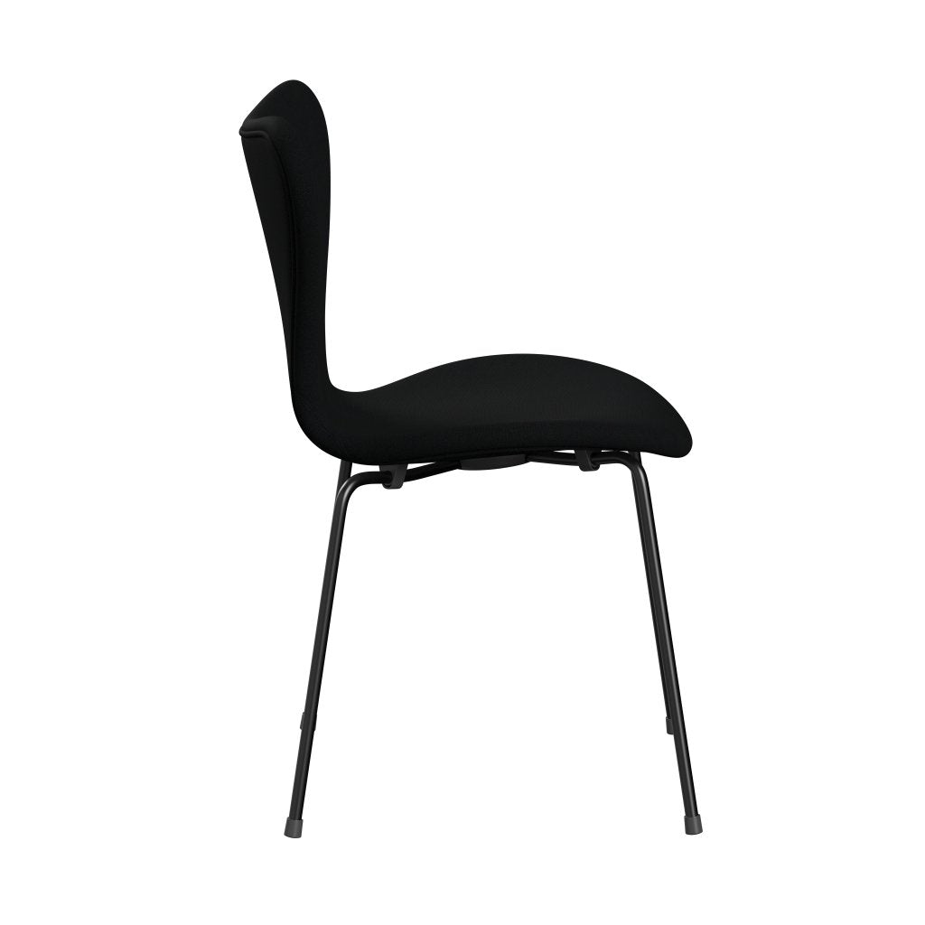 [product_category]-Fritz Hansen 3107 Chair Full Upholstery, Black/Christianshavn Black Uni-Fritz Hansen-3107FU-CH1175-DRBL-FRI-3