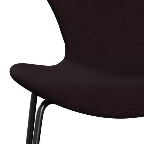 [product_category]-Fritz Hansen 3107 Chair Full Upholstery, Black/Christianshavn Dark Red Uni-Fritz Hansen-3107FU-CH1142-DRBL-FRI-6