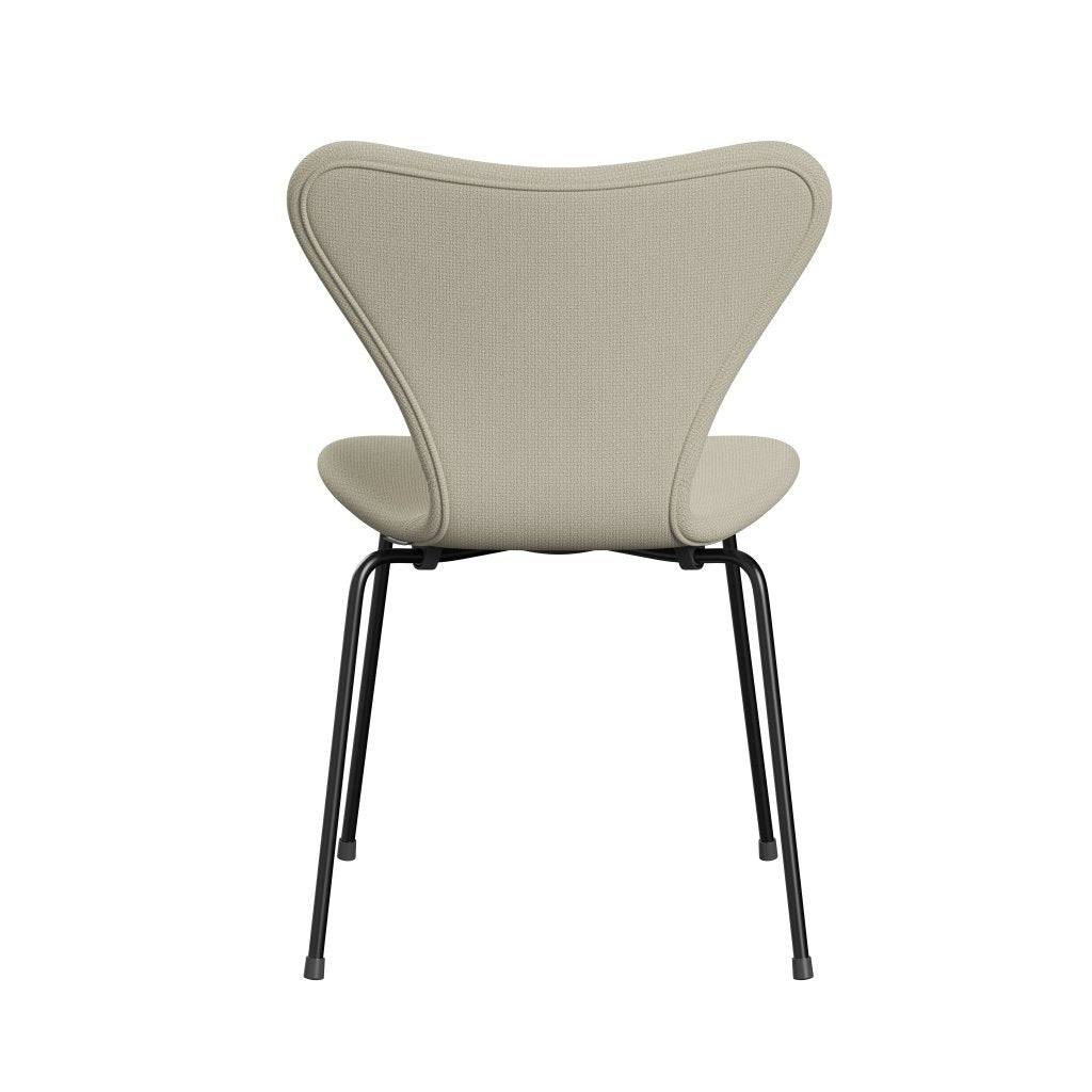 [product_category]-Fritz Hansen 3107 Chair Full Upholstery, Black/Diablo Oatmeal-Fritz Hansen-3107FU-DIA201-DRBL-FRI-4