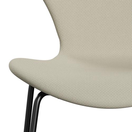 [product_category]-Fritz Hansen 3107 Chair Full Upholstery, Black/Diablo Oatmeal-Fritz Hansen-3107FU-DIA201-DRBL-FRI-6