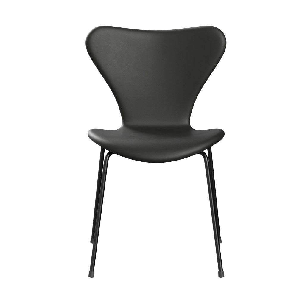 [product_category]-Fritz Hansen 3107 Chair Full Upholstery, Black/Essential Black-Fritz Hansen-3107FU-STBLA-DRBL-FRI-1