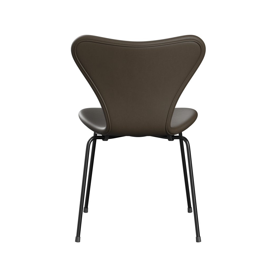 [product_category]-Fritz Hansen 3107 Chair Full Upholstery, Black/Essential Stone-Fritz Hansen-3107FU-STSTON-DRBL-FRI-4