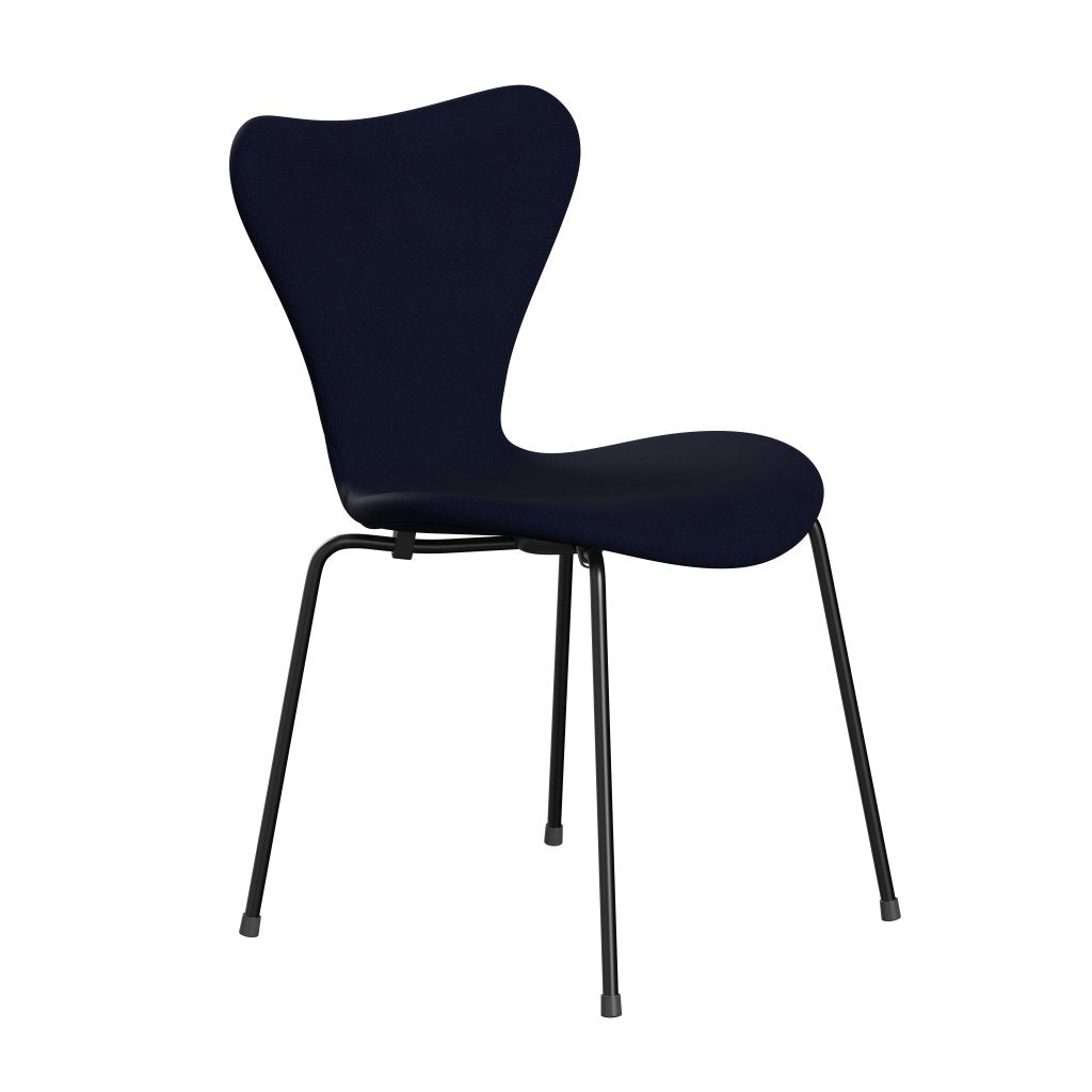 [product_category]-Fritz Hansen 3107 Chair Full Upholstery, Black/Fame Blackblue-Fritz Hansen-3107FU-F66132-DRBL-FRI-2