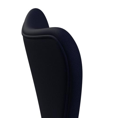 [product_category]-Fritz Hansen 3107 Chair Full Upholstery, Black/Fame Blackblue-Fritz Hansen-3107FU-F66132-DRBL-FRI-5